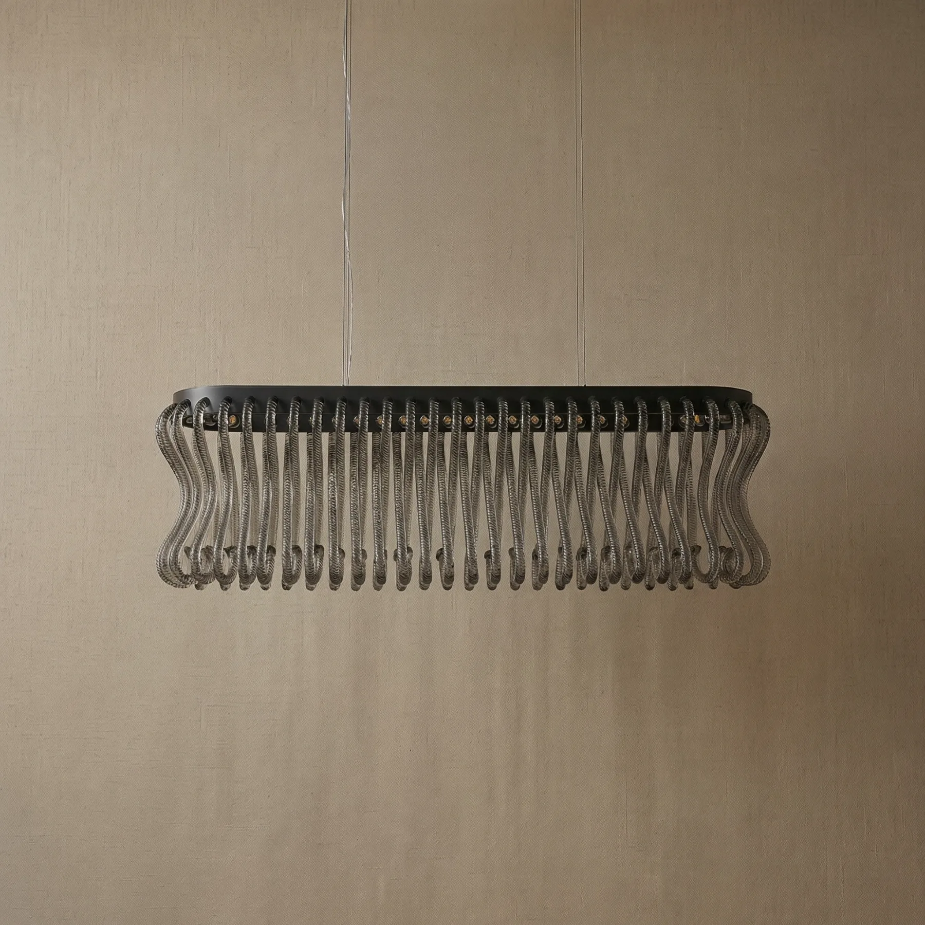 Luminous Crystal Fringe Chandelier image 5