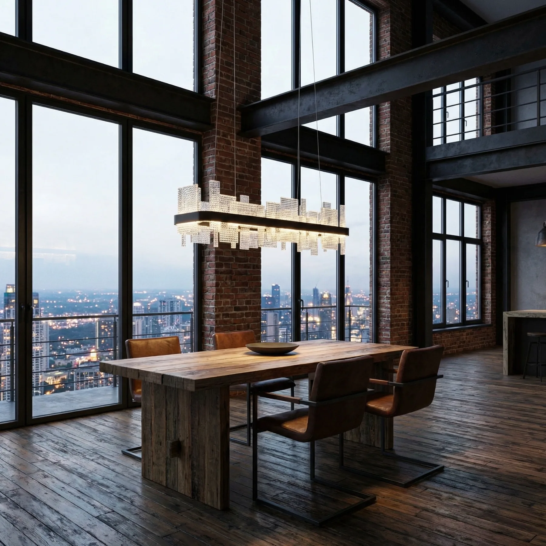 Metropolitan Crystal Linear Chandelier image 3