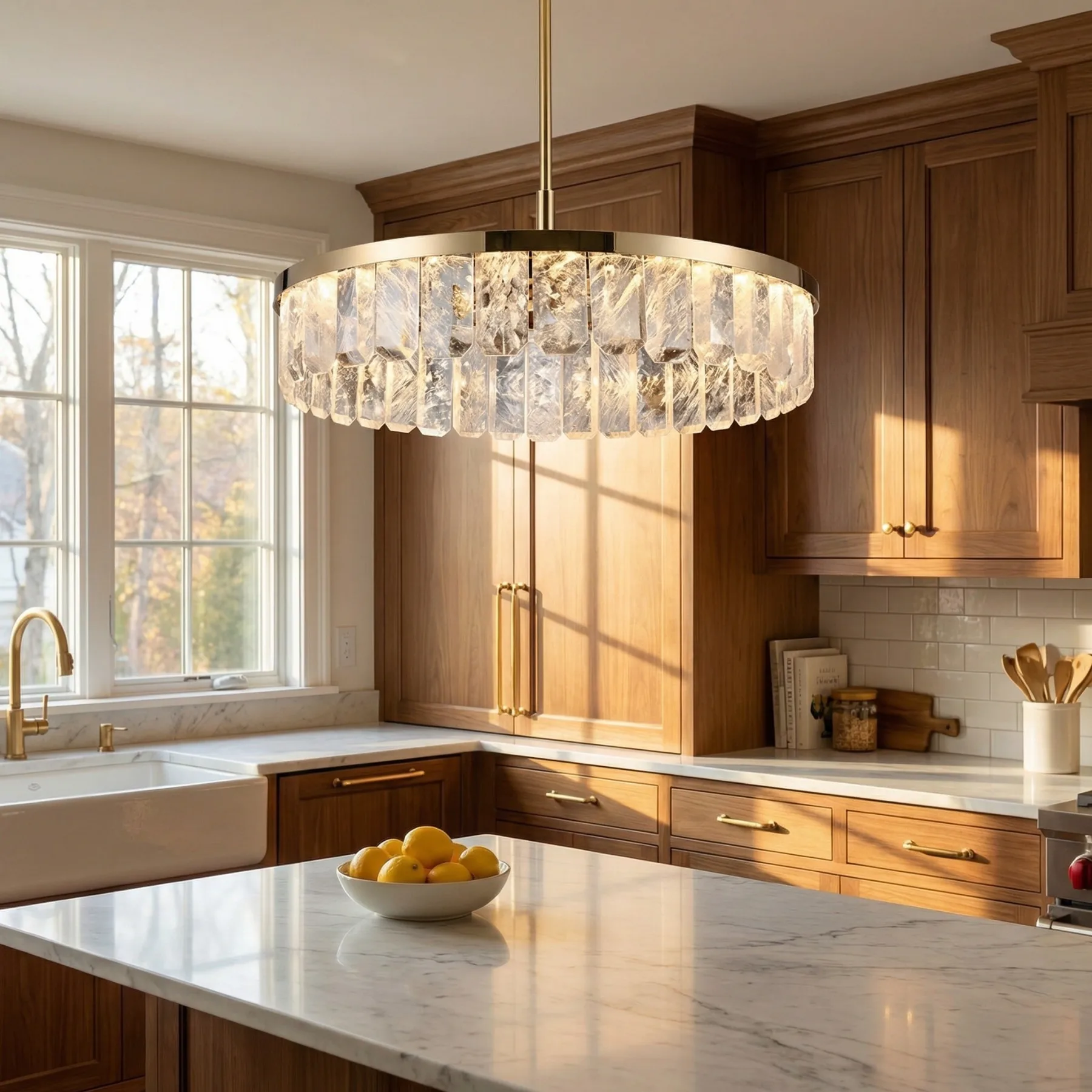 Radiant Crystal Ring Chandelier image 3