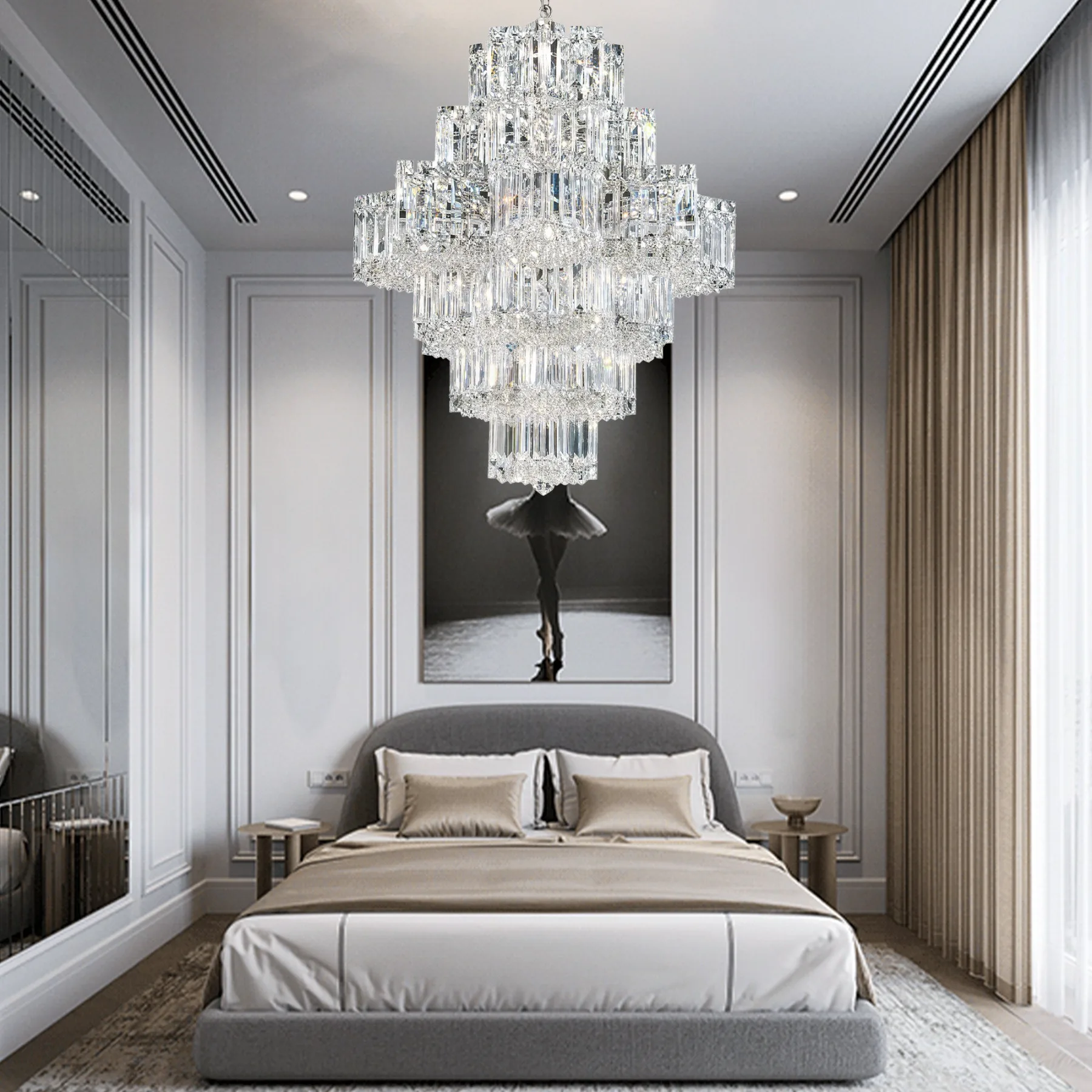 Radiant Tiered Crystal Chandelier image 5