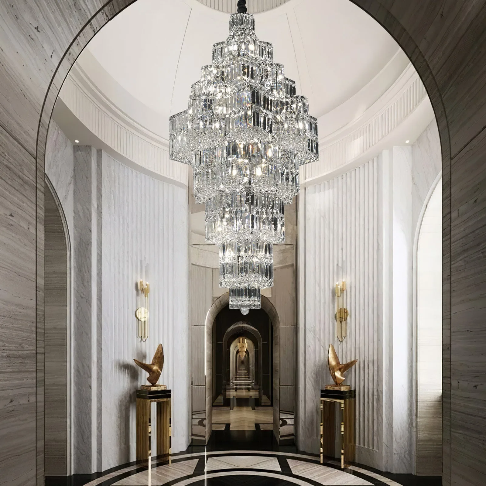 Radiant Crystal Tiered Chandelier image 5