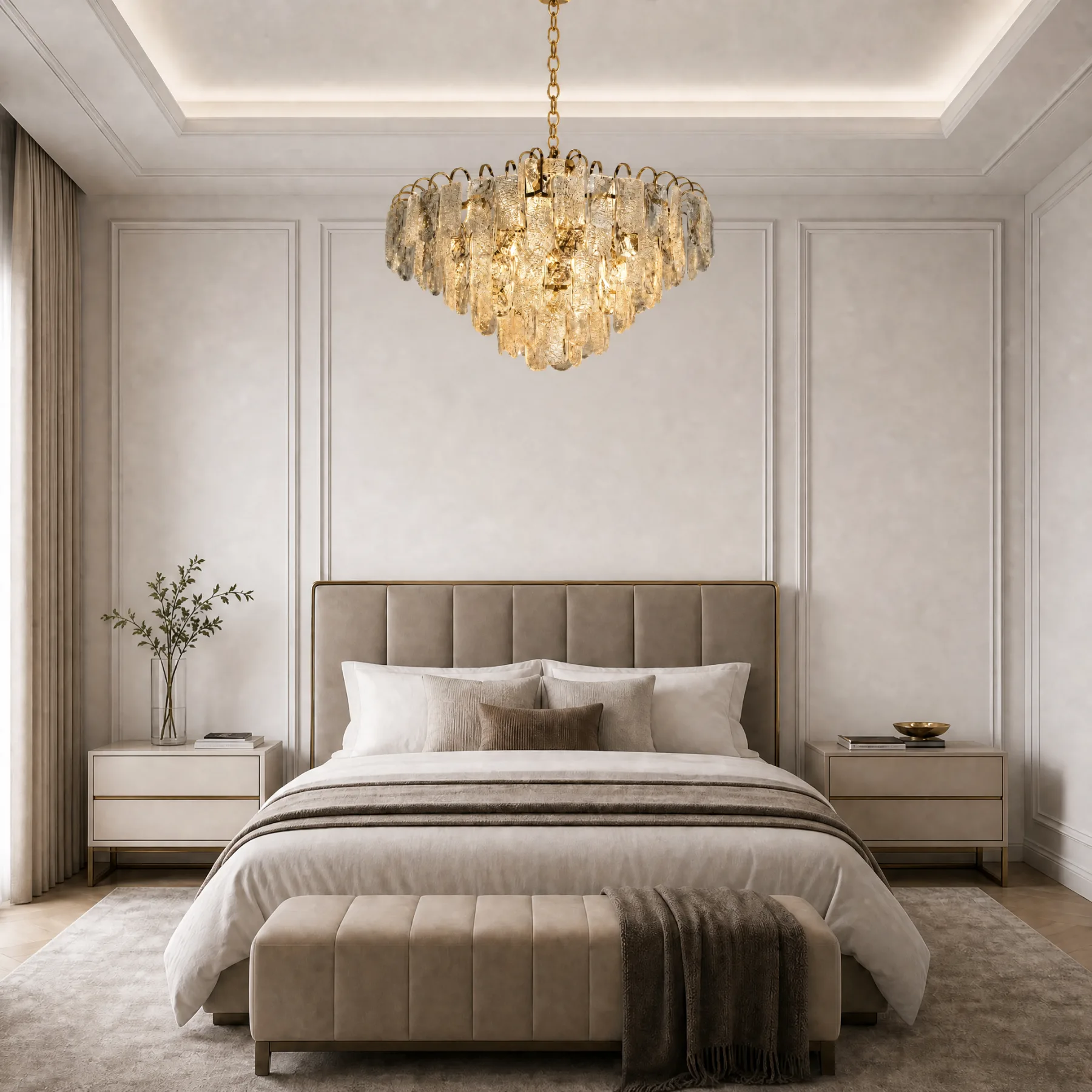 Luminous Crystal Tiered Chandelier image 6