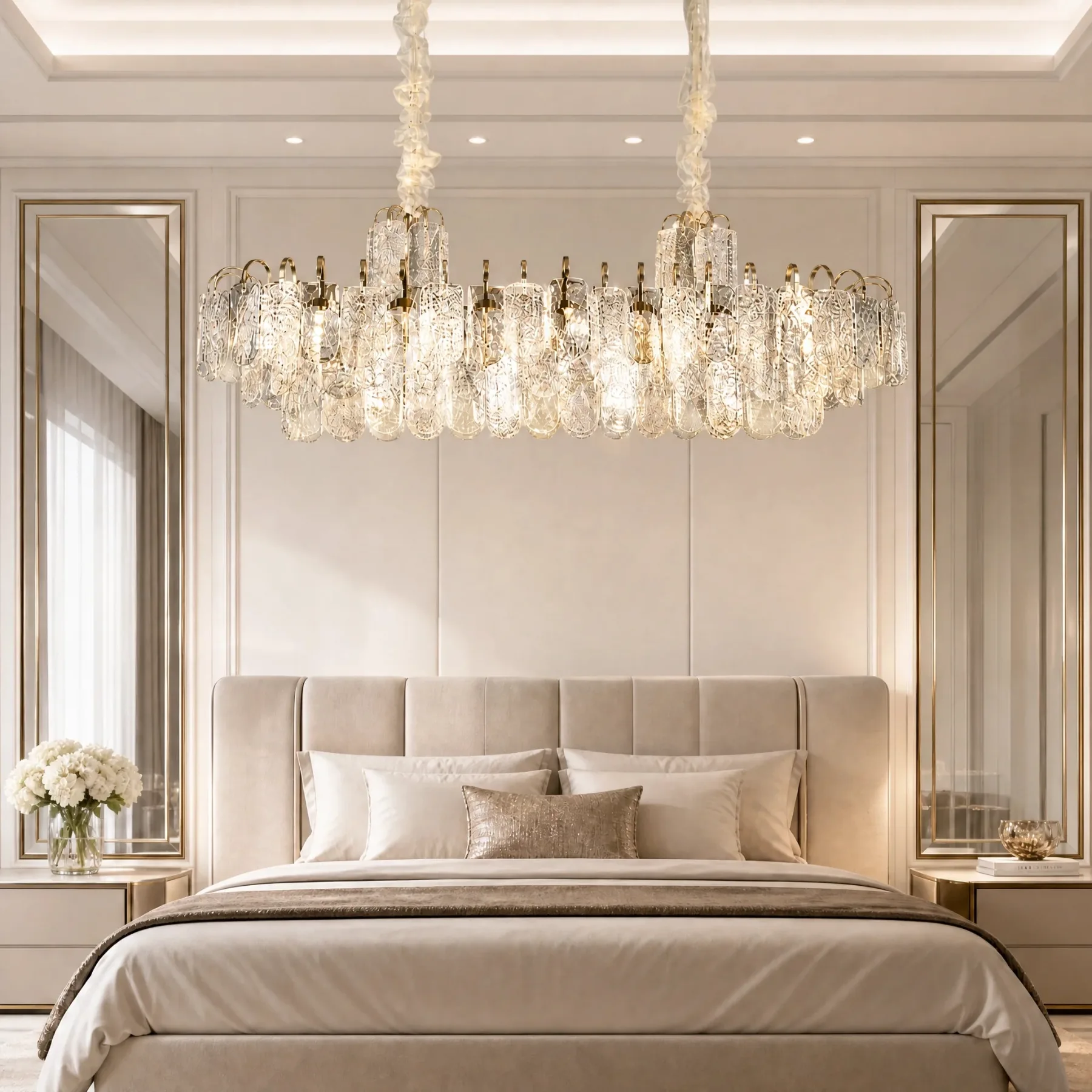 Gilded Crystal Island Chandelier image 5
