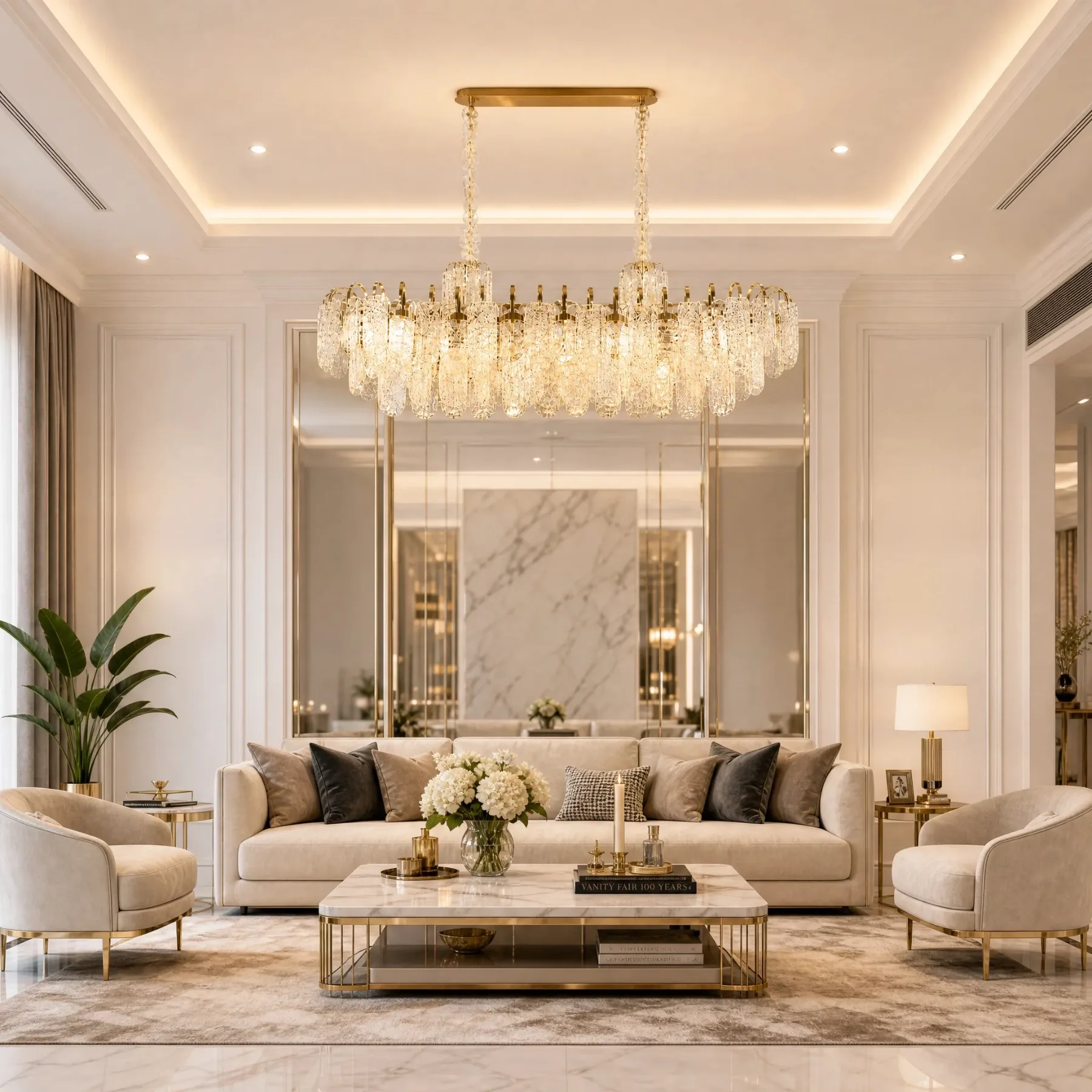 Gilded Crystal Island Chandelier image 6