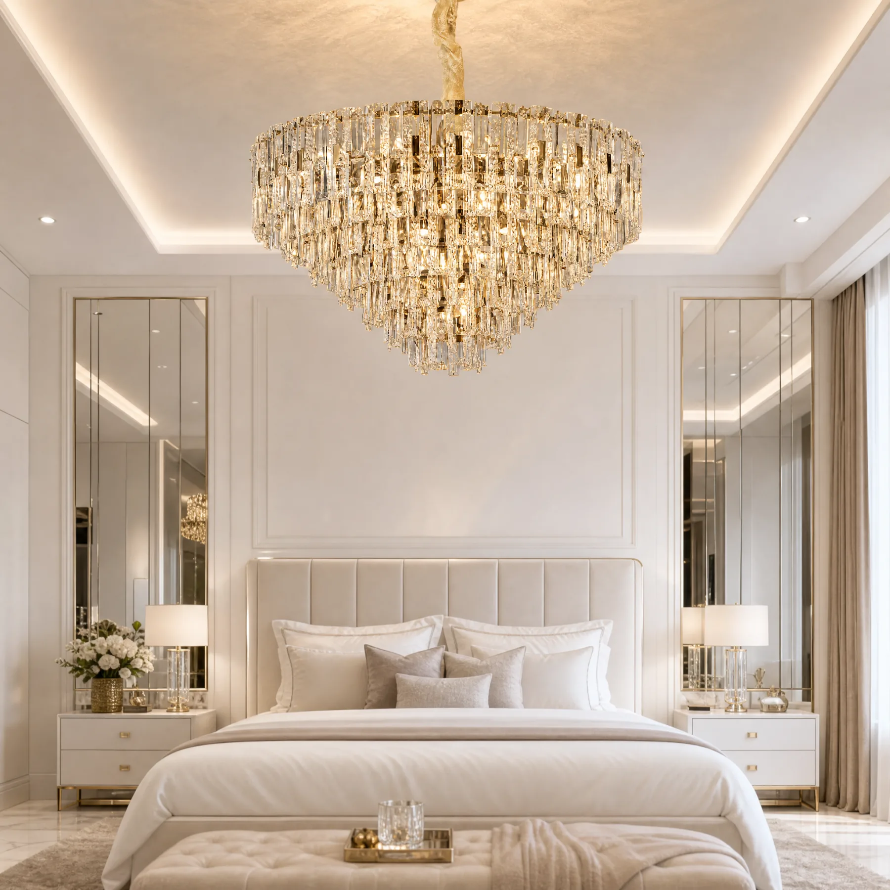 Opulent Crystal Tier Chandelier image 5