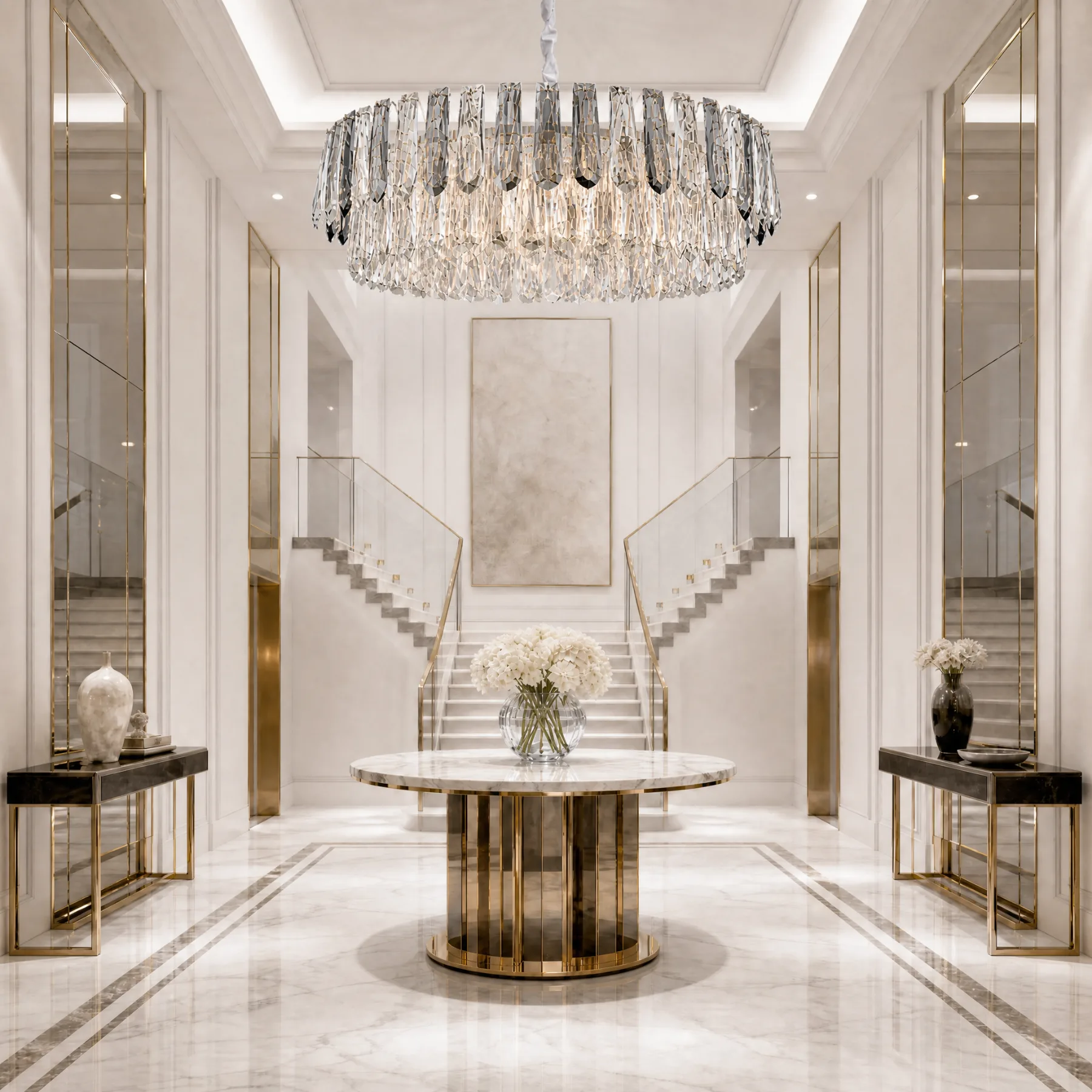 Radiant Crystal Drum Chandelier image 4