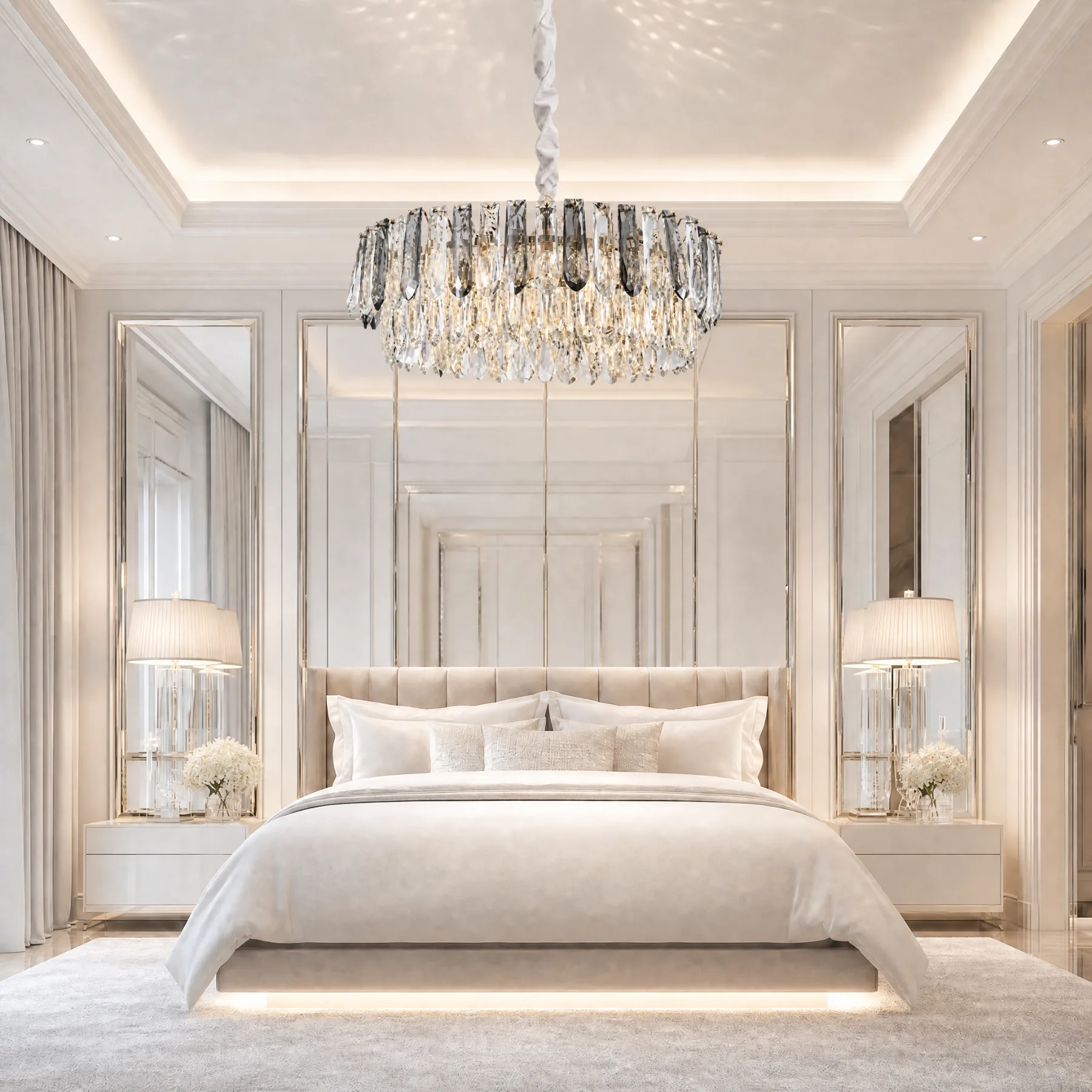 Radiant Crystal Drum Chandelier image 3