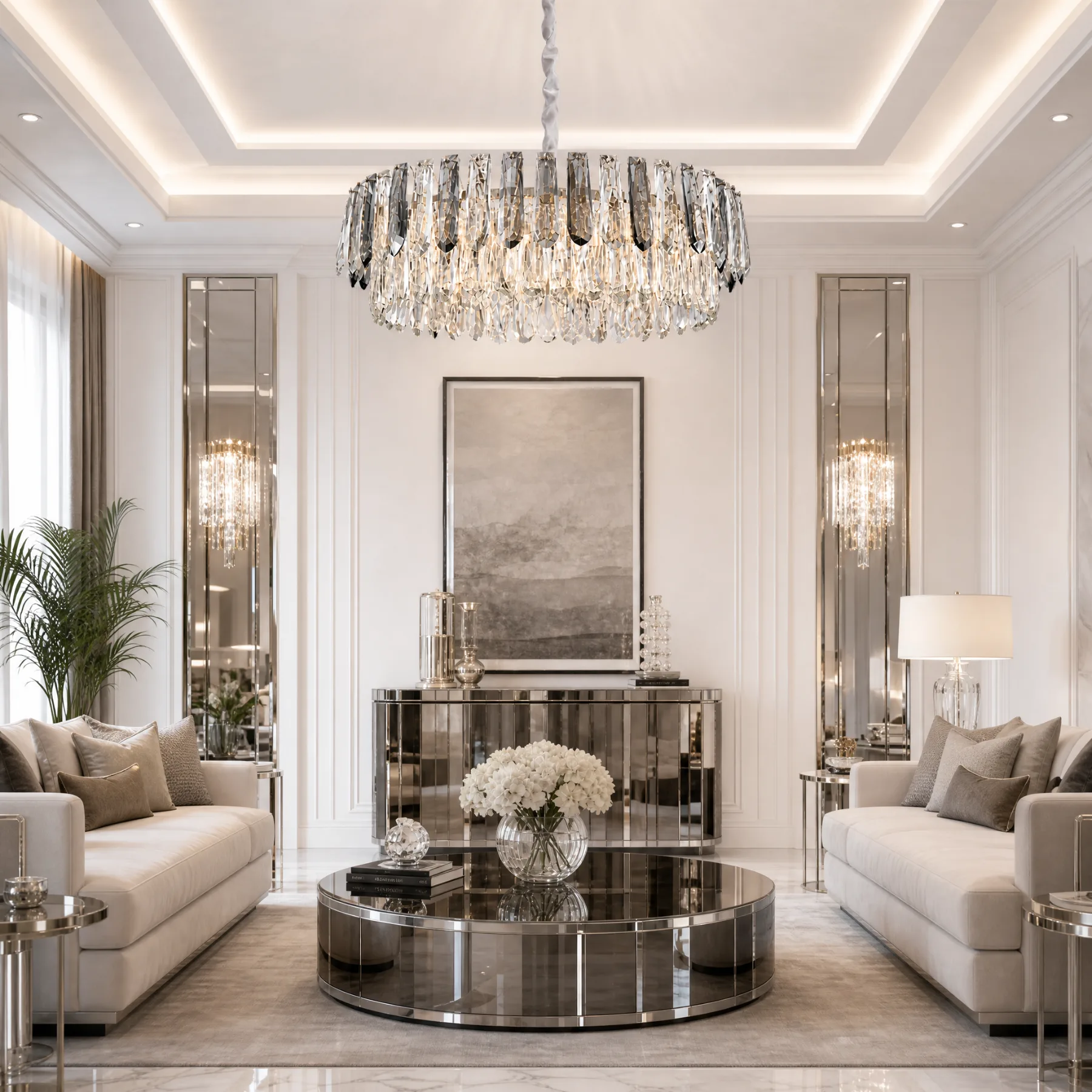 Radiant Crystal Drum Chandelier image 5