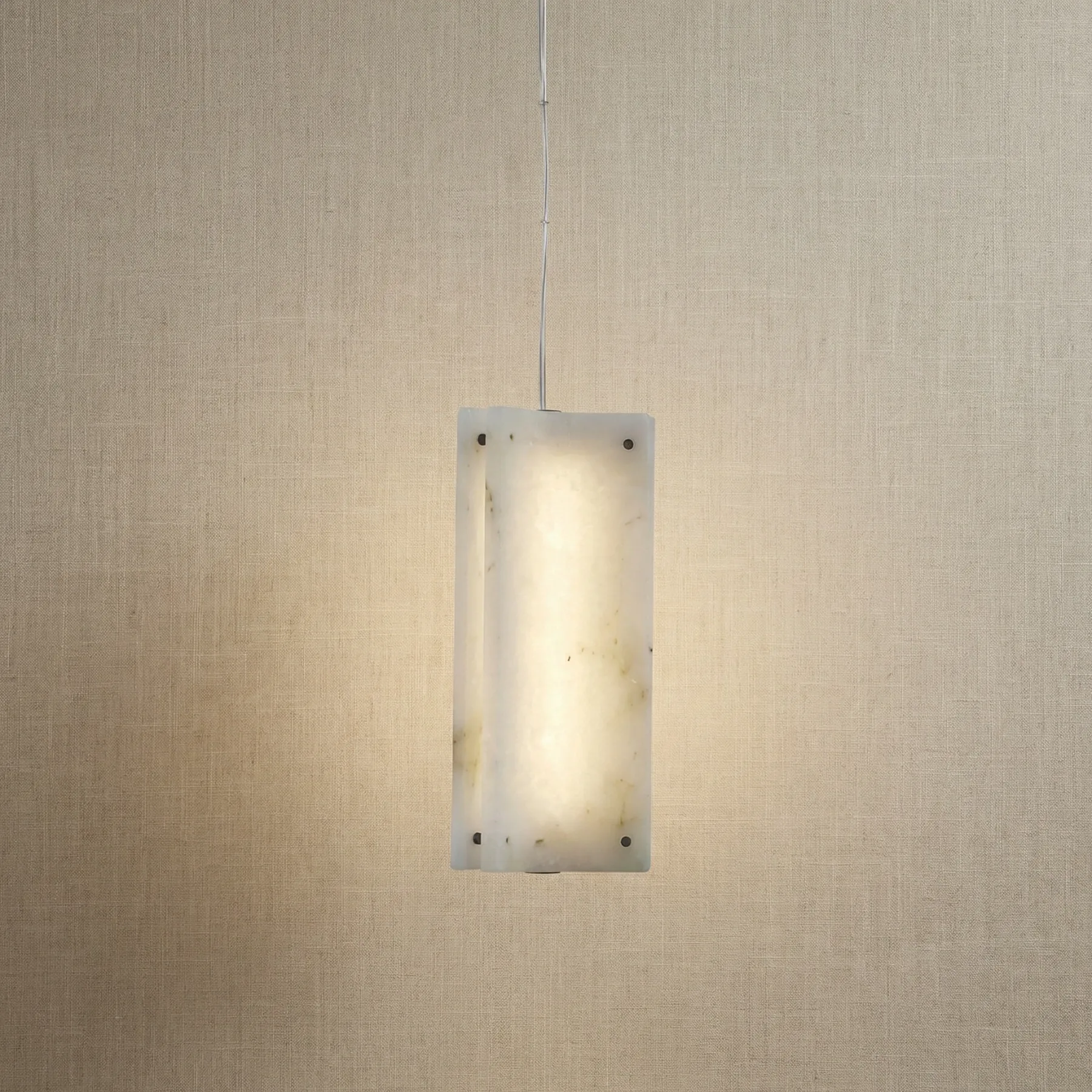 Serene Alabaster Cylinder Pendant custom pendants