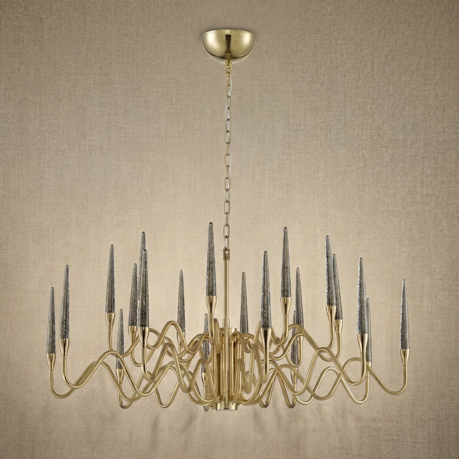 Gilded Crystal Branch Chandelier image 5