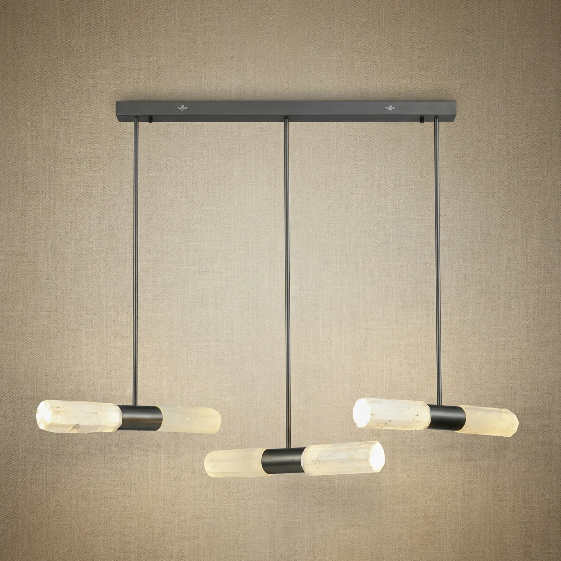 Tranquil Alabaster Linear Pendant custom pendants