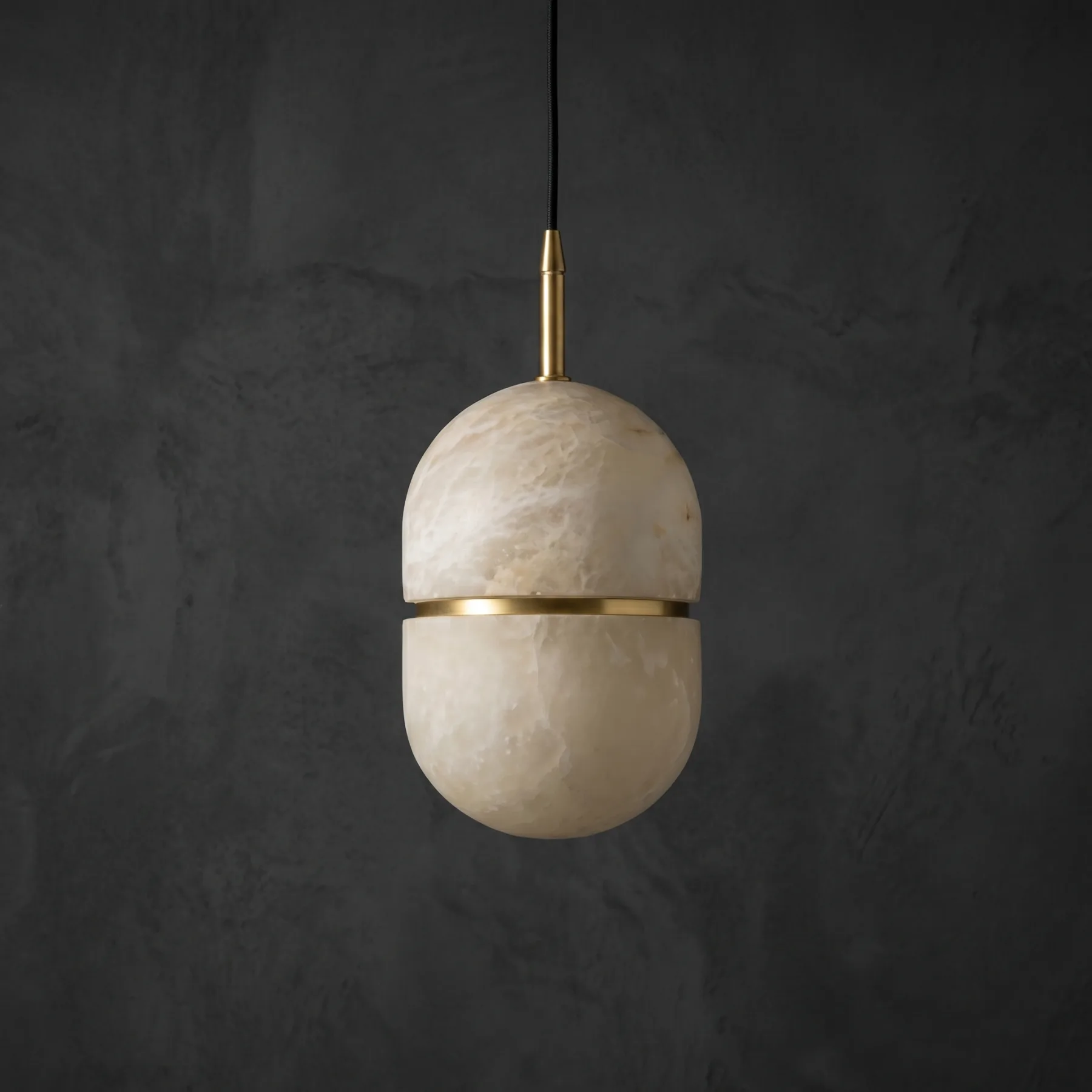 Luminous Alabaster Orb Pendant image 2