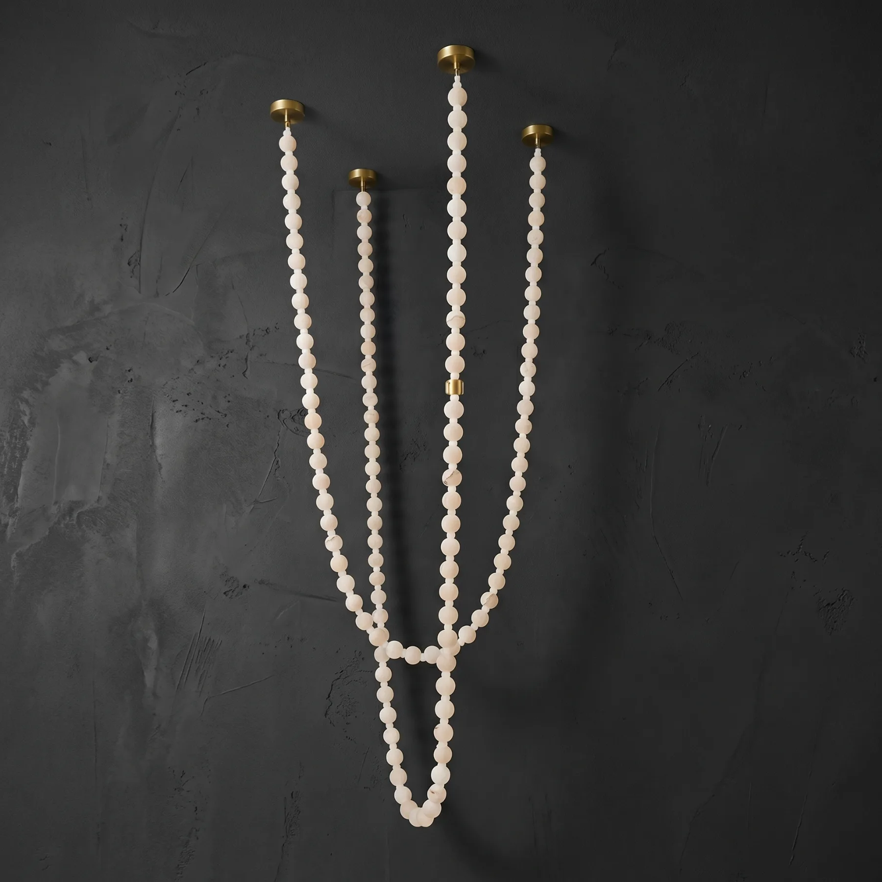 Luminous Pearl Alabaster Chandelier image 2