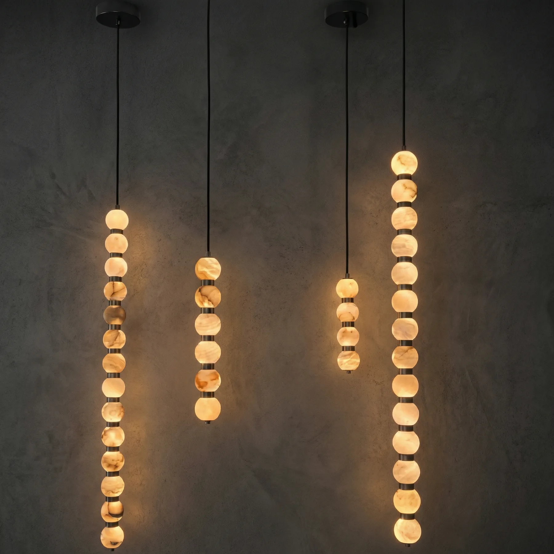 Luminous Alabaster Bead Pendant custom pendants