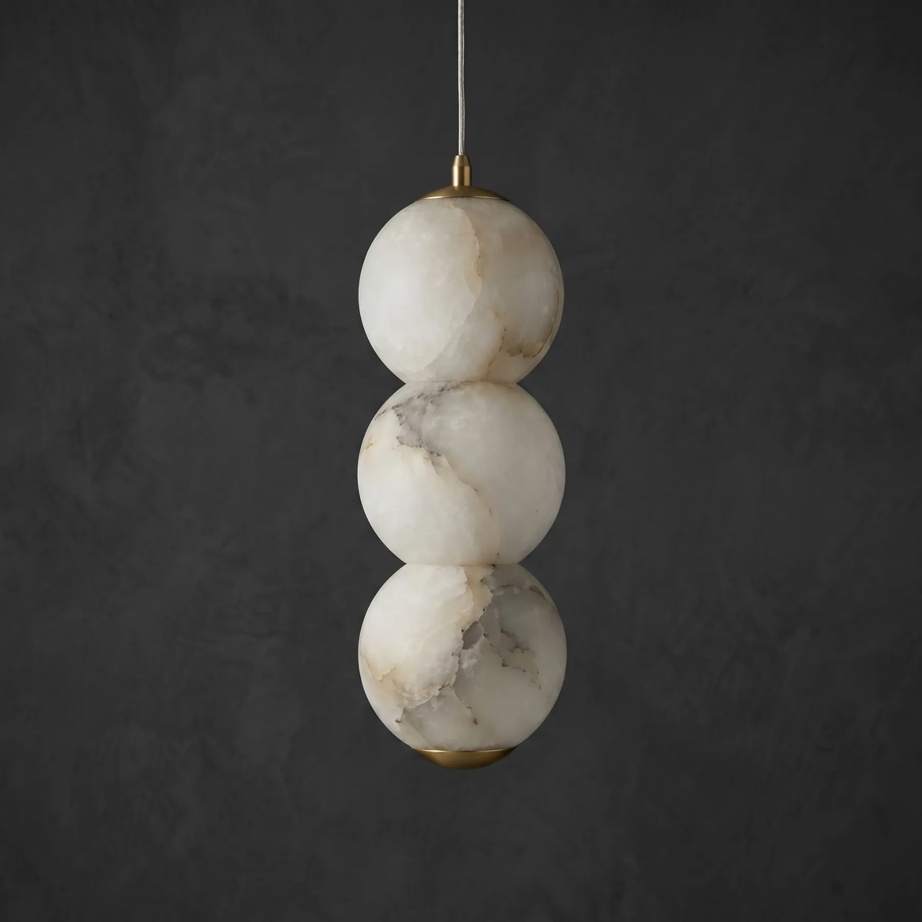 Luminous Alabaster Sphere Pendant image 2