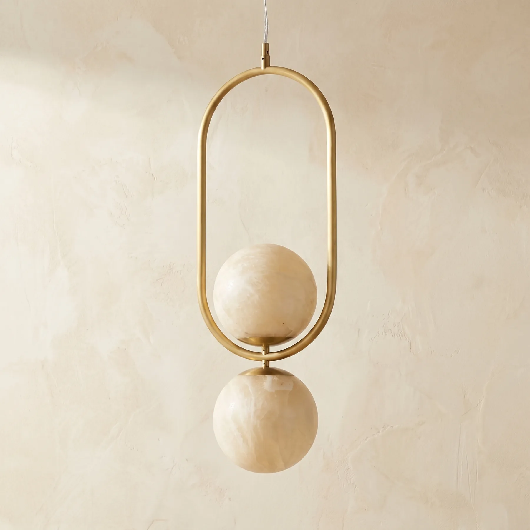 Aureate Alabaster Globe Pendant image 2