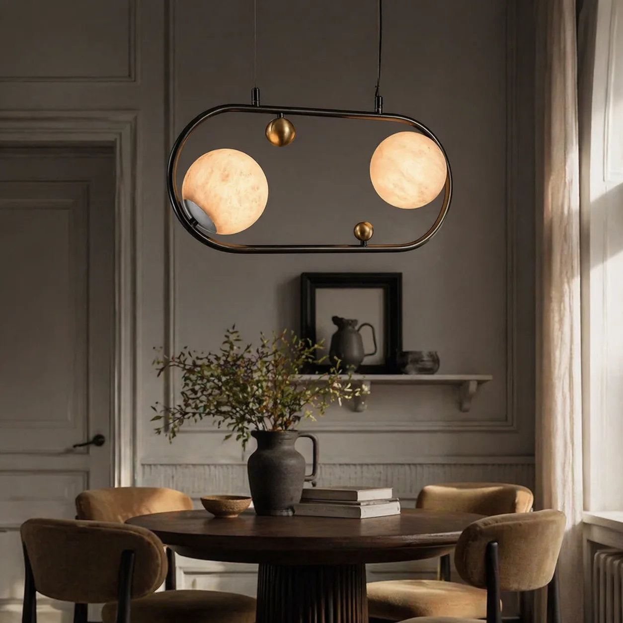 Orbital Alabaster Chandelier image 3