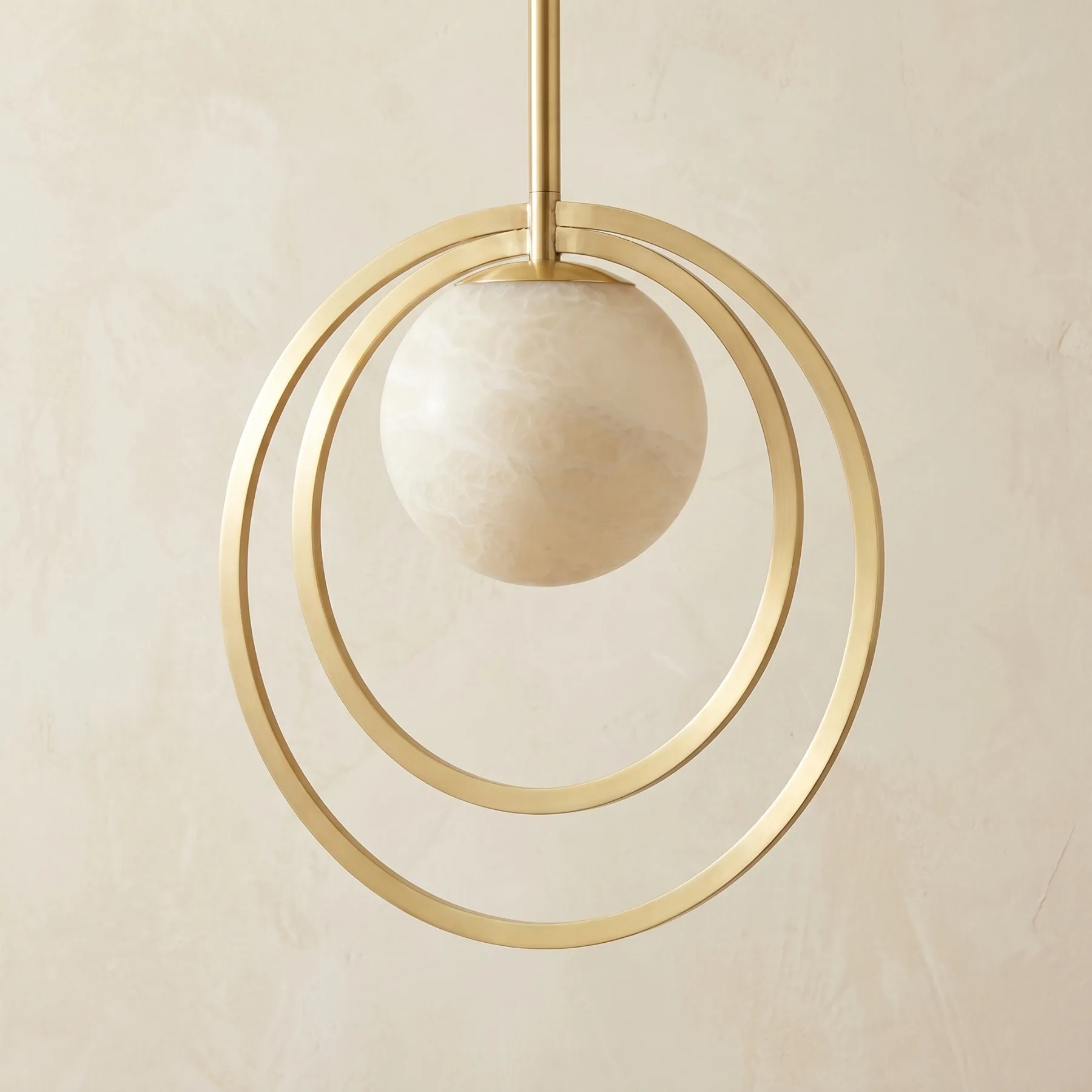 Gilded Alabaster Ring Pendant image 2