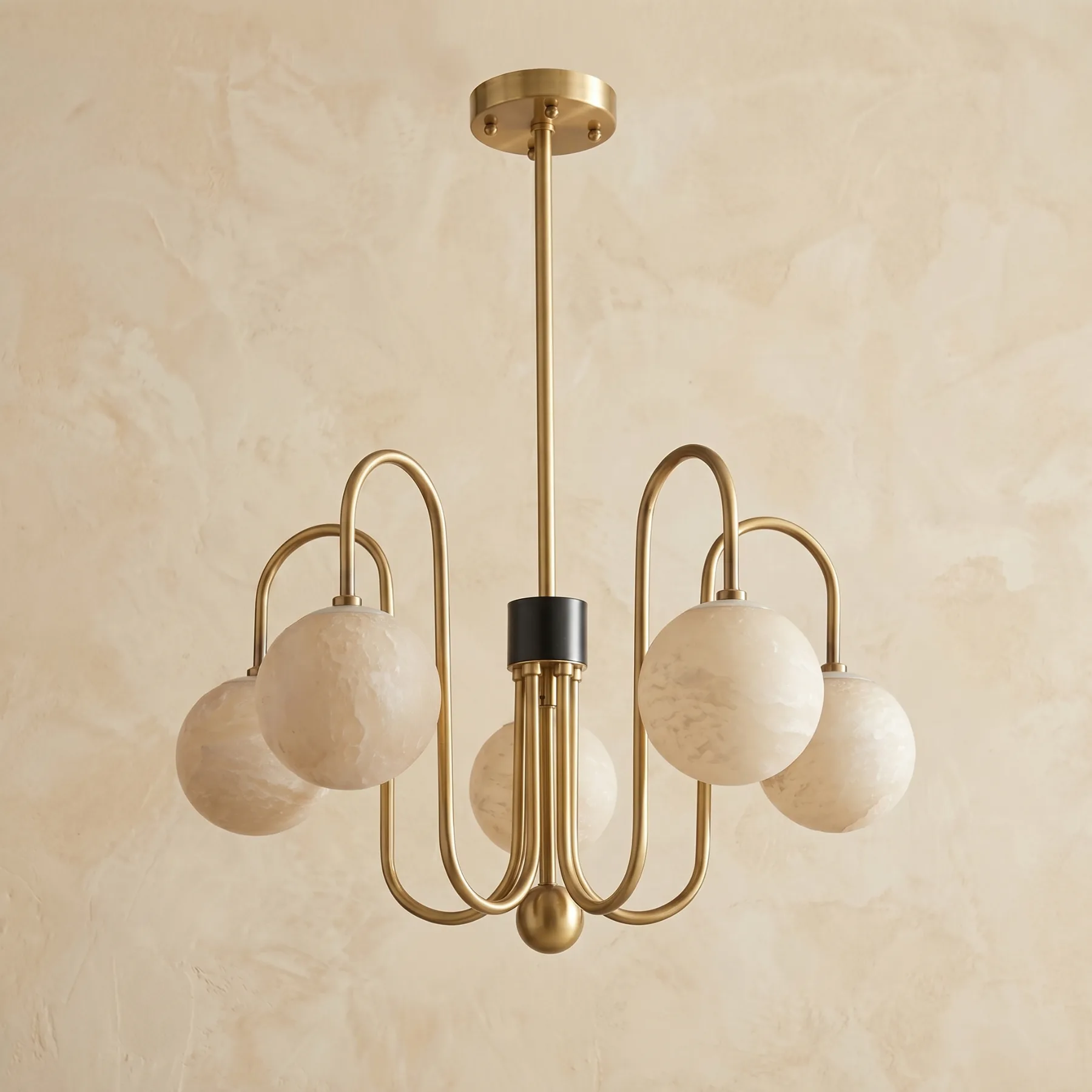 Aurelia Alabaster Globe Chandelier image 2