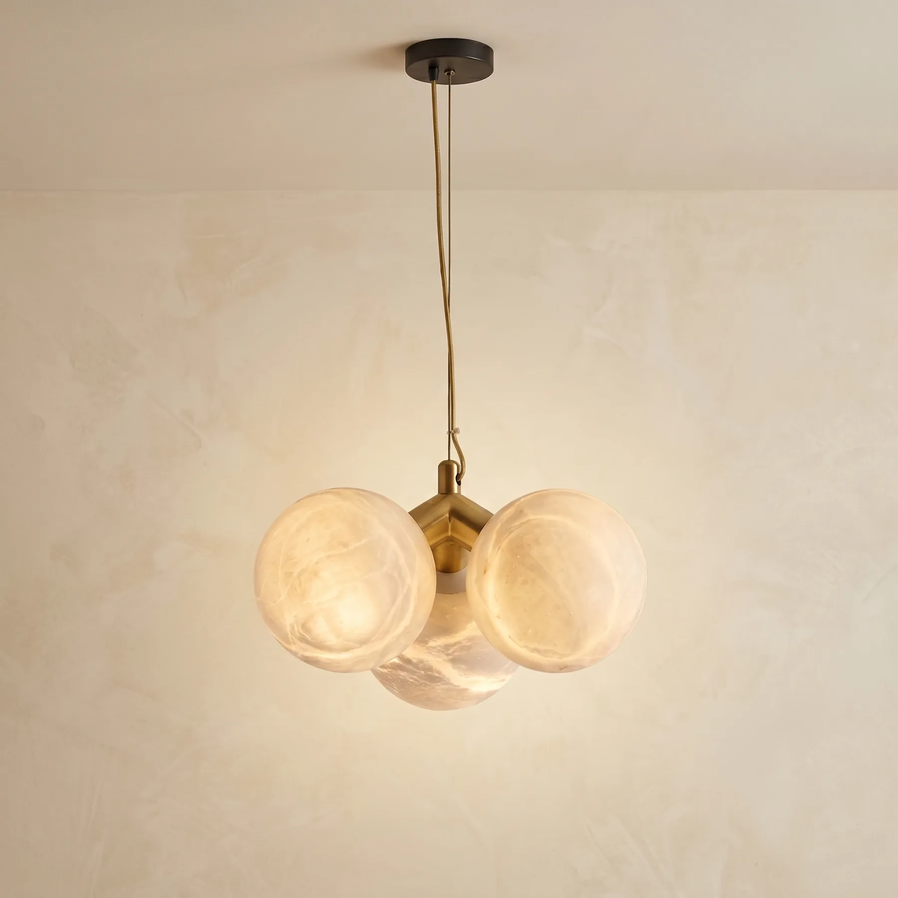 Luminous Alabaster Pendant Light custom pendants