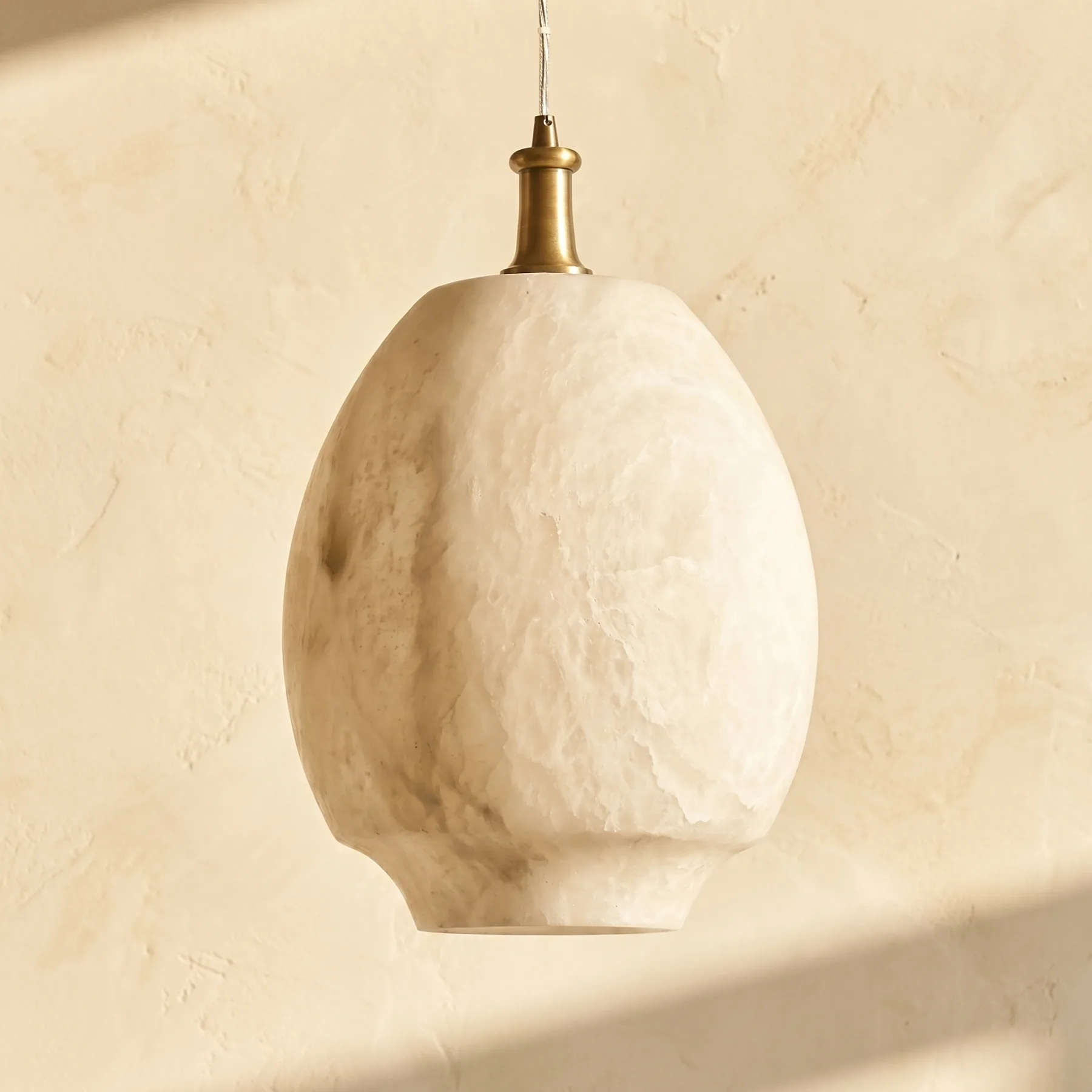 Luminous Alabaster Stone Pendant image 2