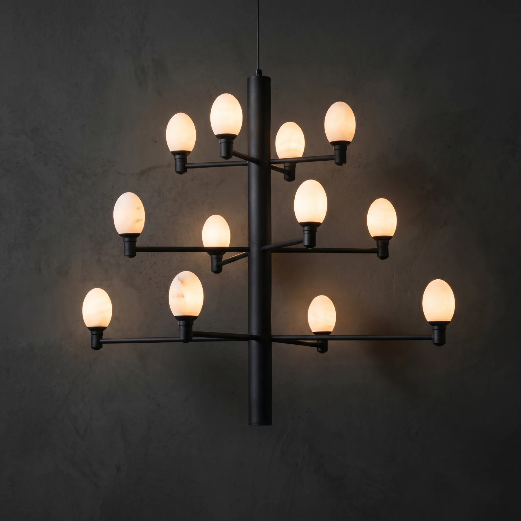 Aurelia Opal Alabaster Chandelier custom chandeliers
