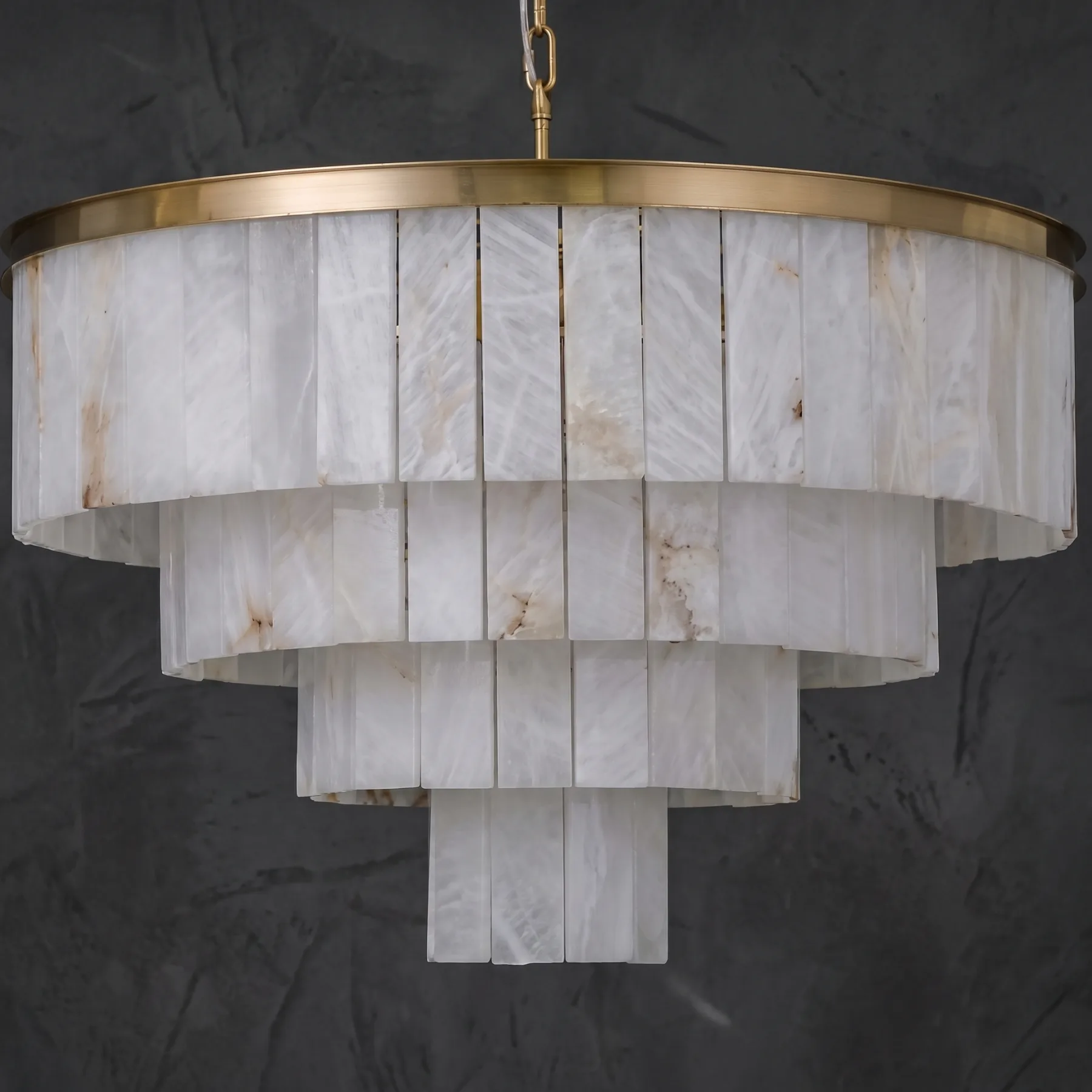 Luminous Alabaster Tier Chandelier image 2