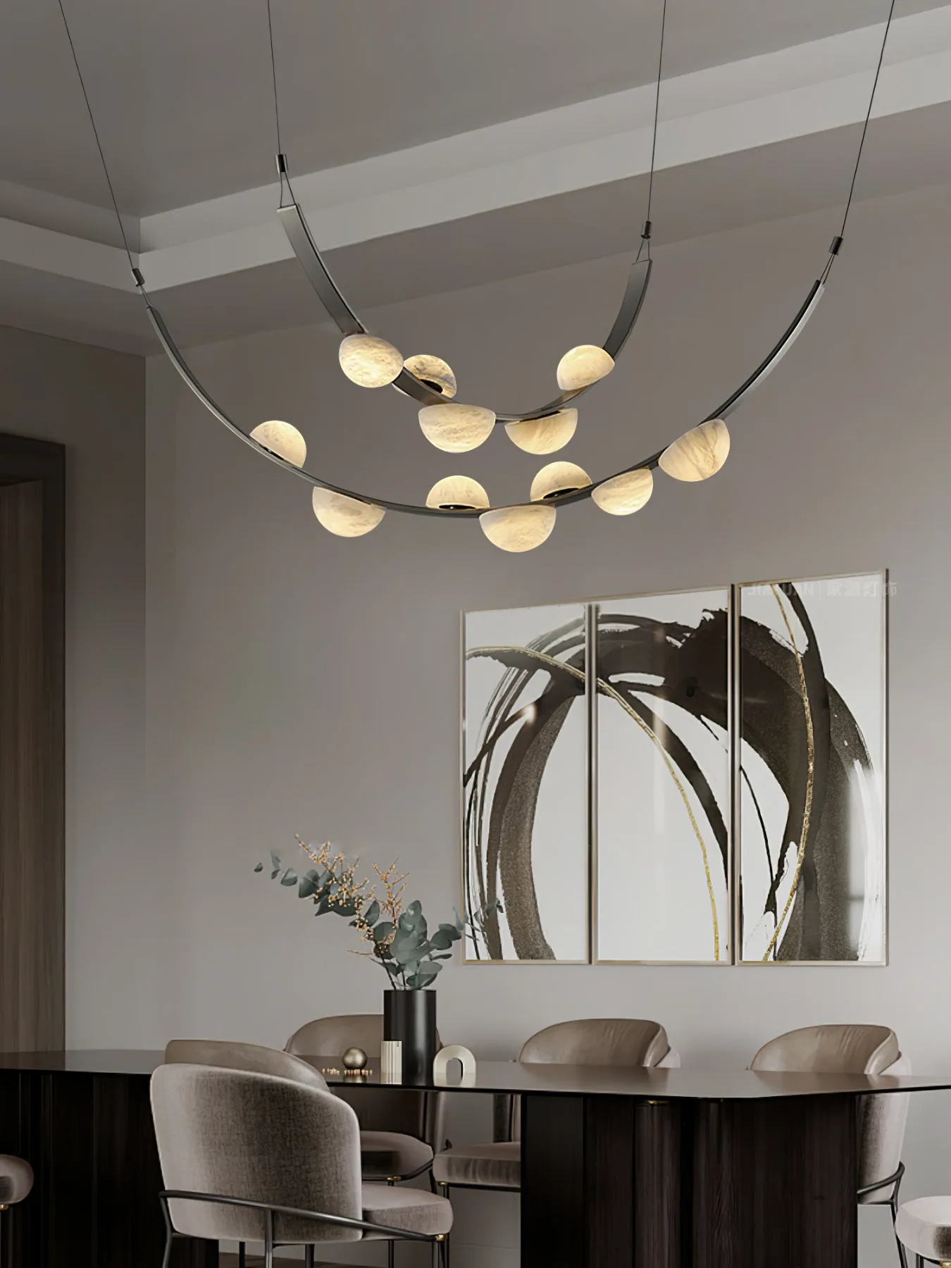 Arcadia Alabaster Branch Chandelier image 6
