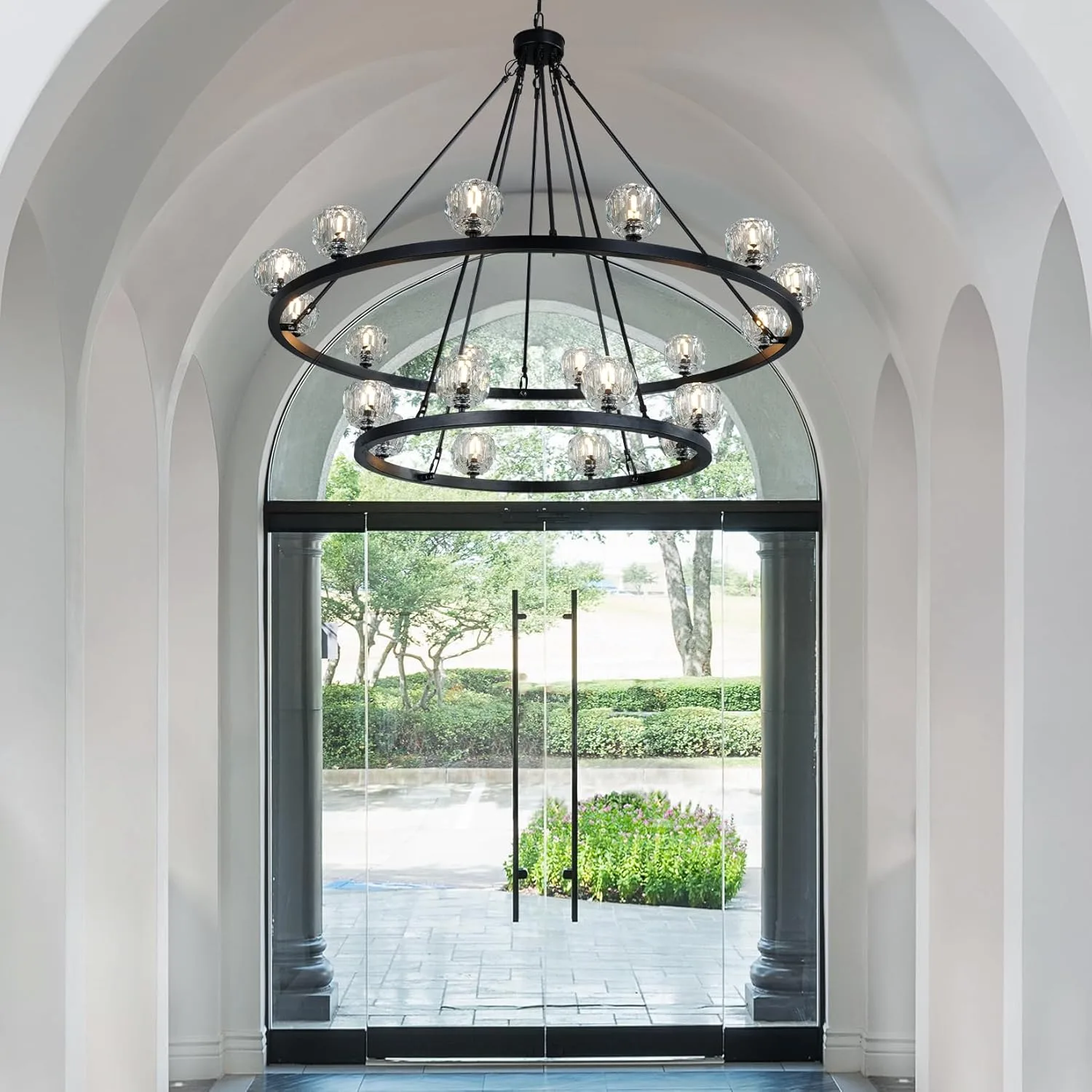 Aurelian Crystal Ring Chandelier custom chandeliers