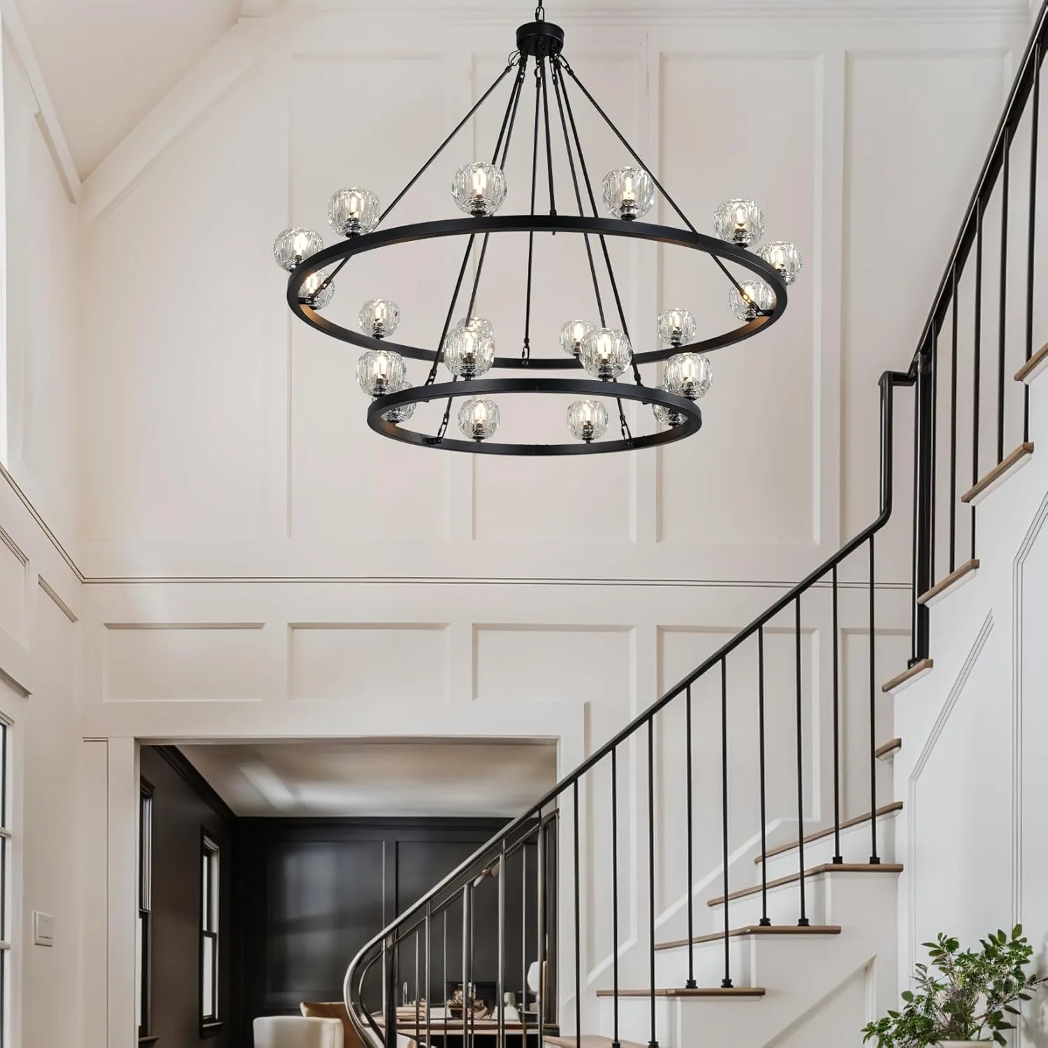 Aurelian Crystal Ring Chandelier image 5