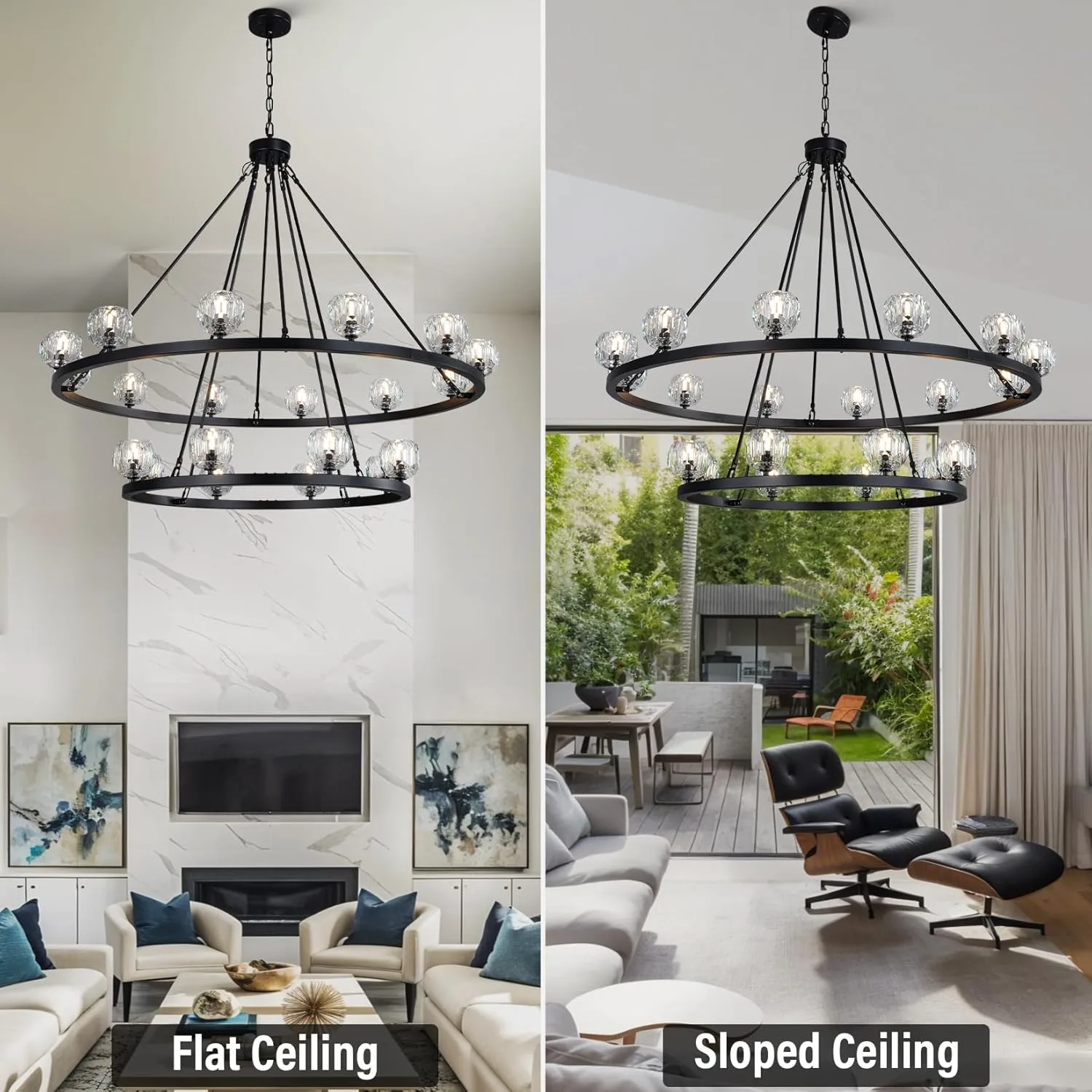 Aurelian Crystal Ring Chandelier image 2