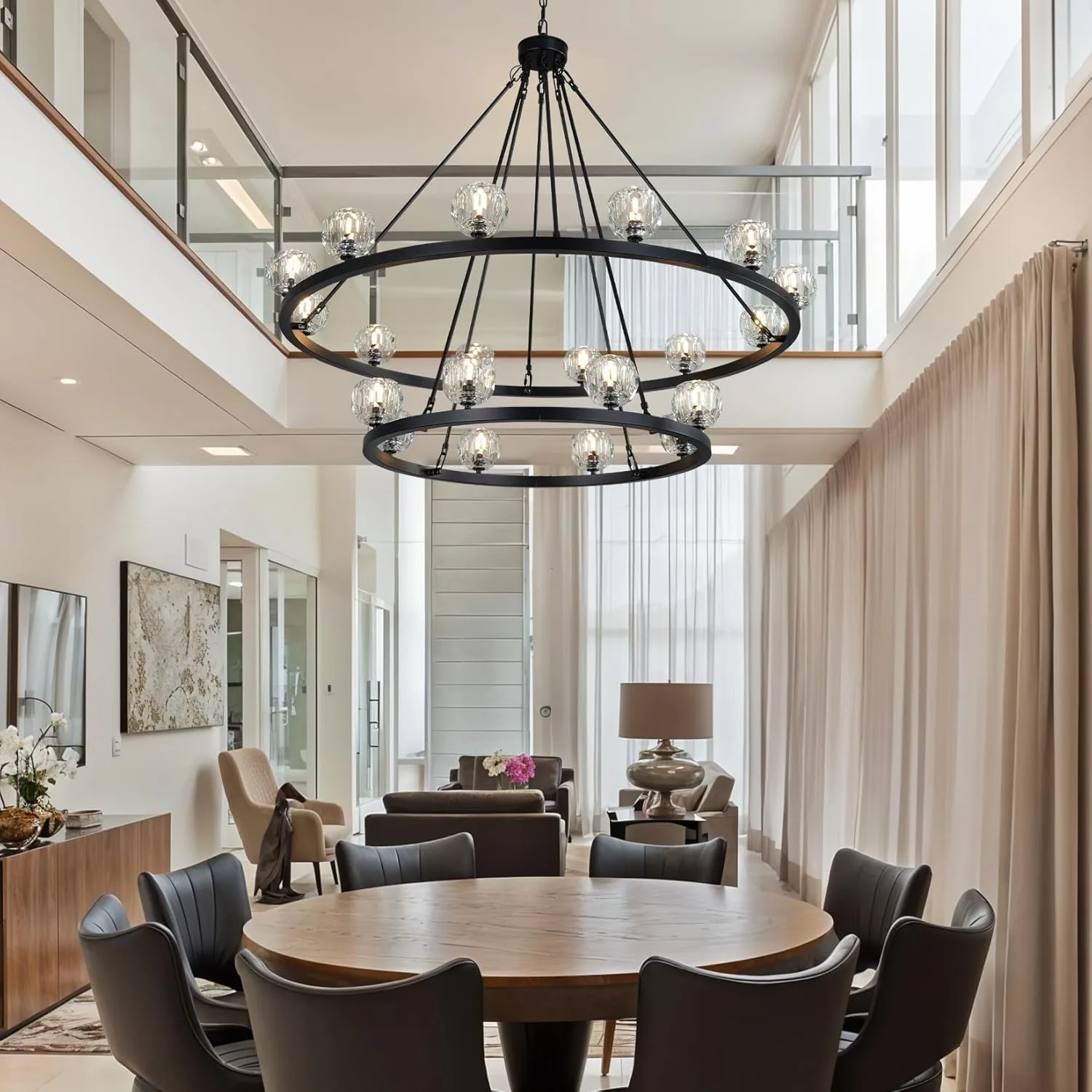 Aurelian Crystal Ring Chandelier image 6