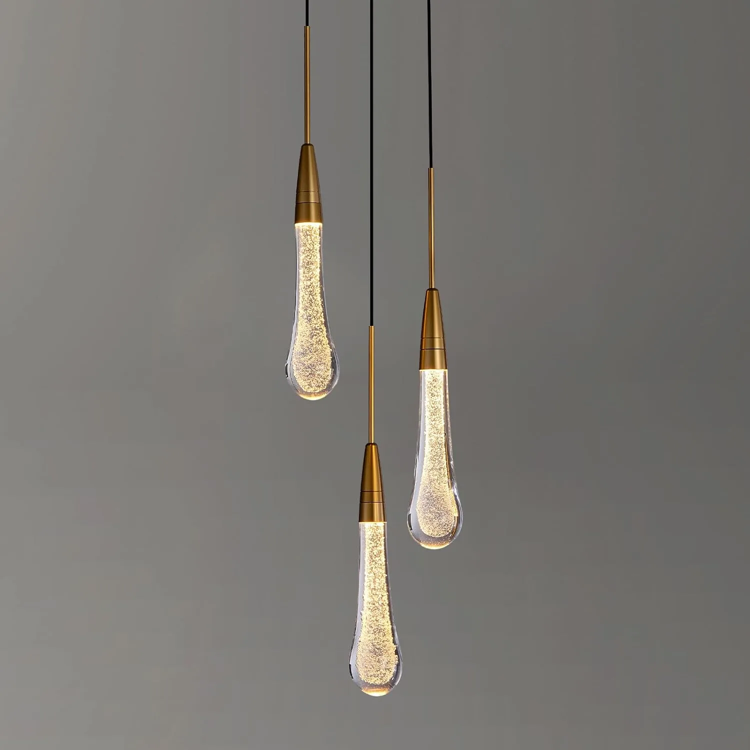 Strata Glass Raindrop Chandelier image 5