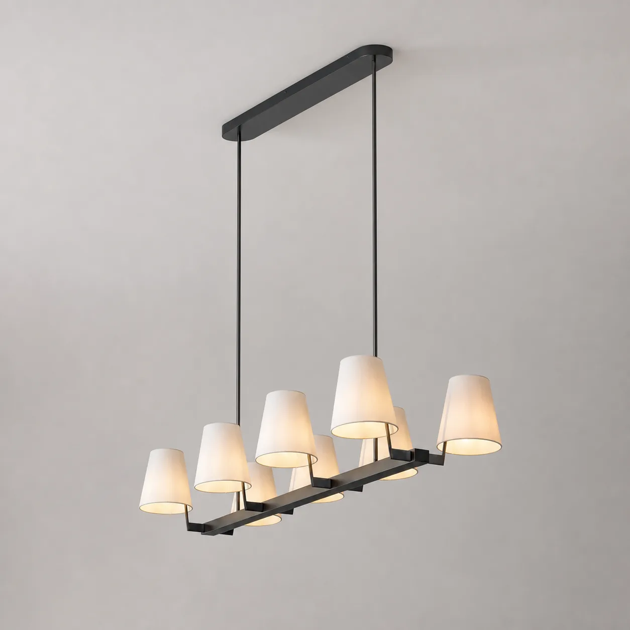 Tailored Black Linear Chandelier image 5