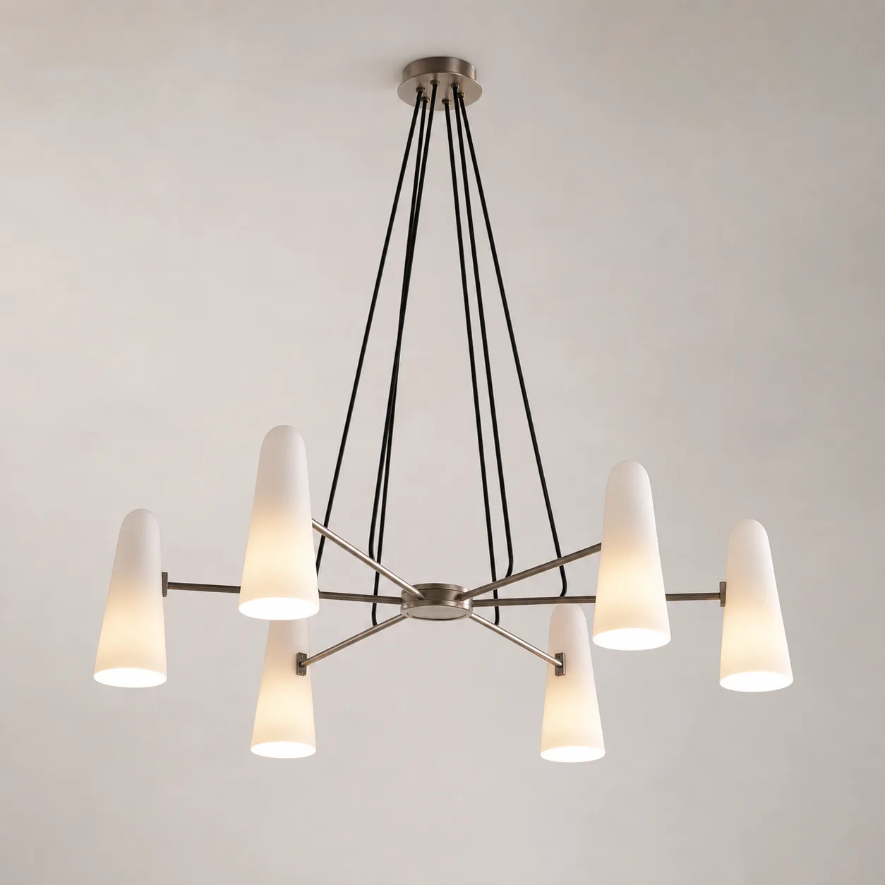 Aurelia Frosted Glass Chandelier image 2