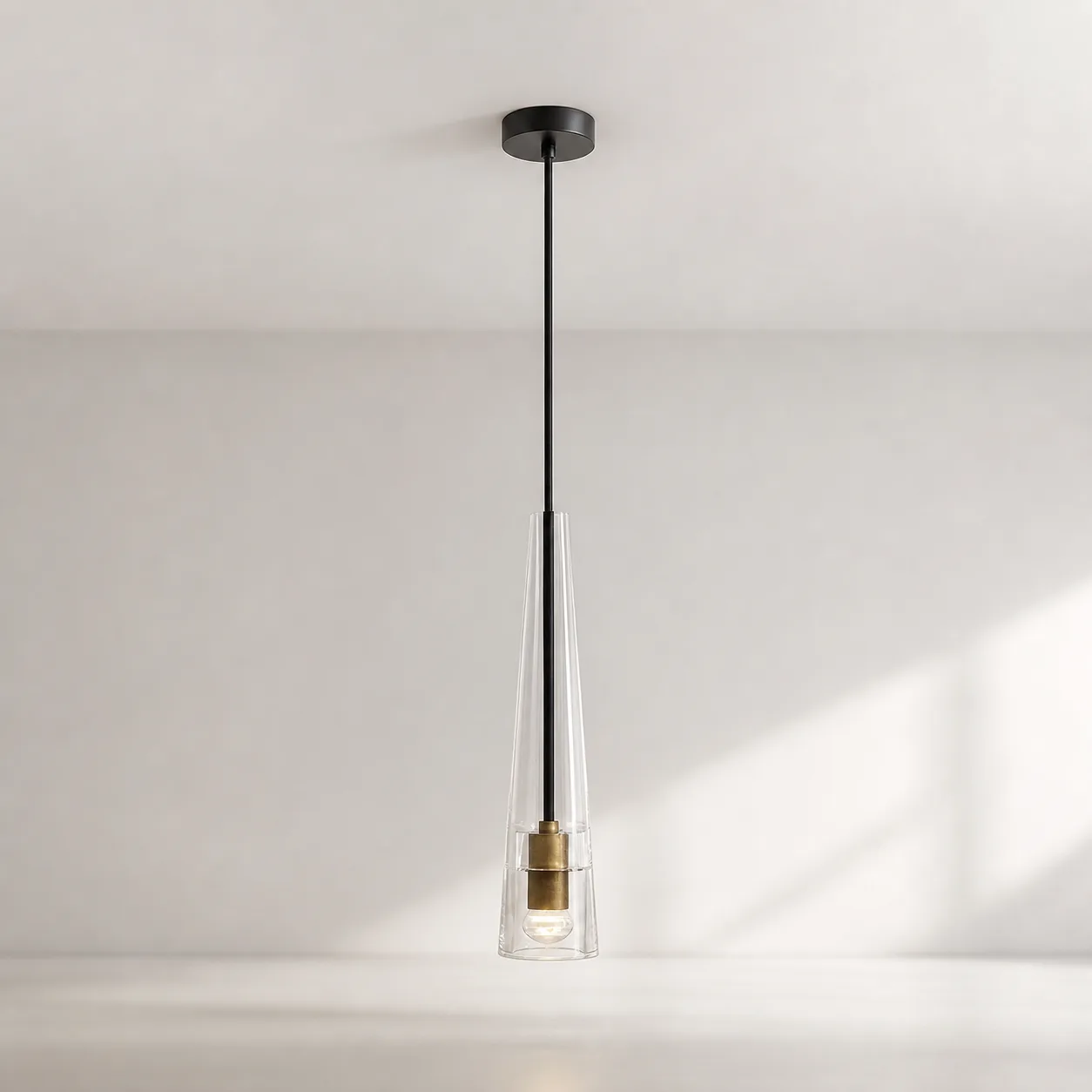 Luminous Tapered Glass Pendant Light custom pendants