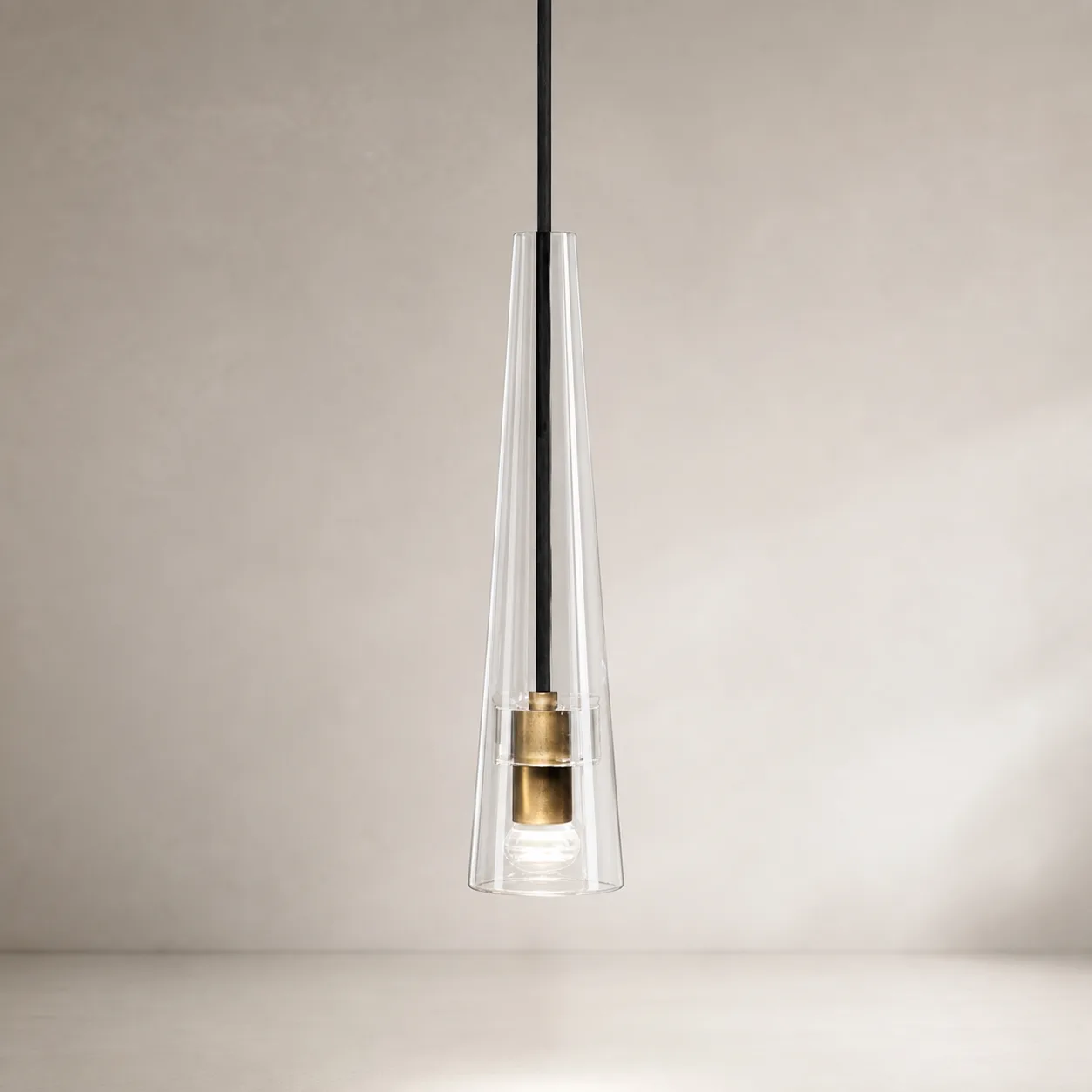 Luminous Tapered Glass Pendant Light image 4