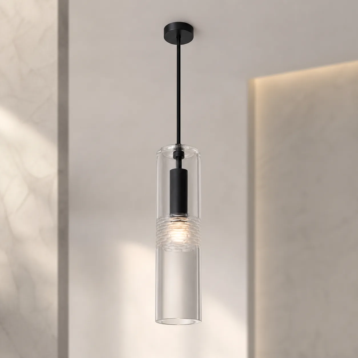Lucent Cylinder Glass Pendant Light image 4
