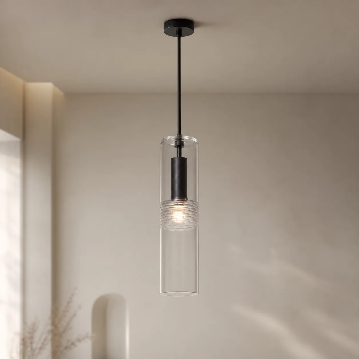 Lucent Cylinder Glass Pendant Light image 5