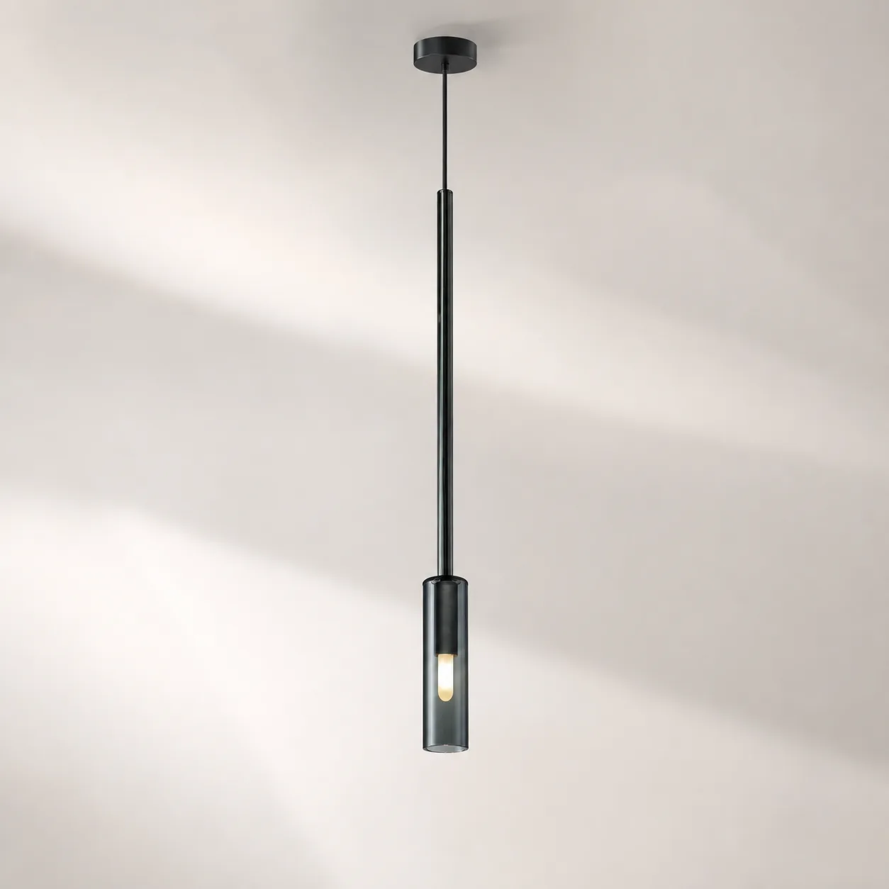 Noir Smoked Glass Pendant Light image 6