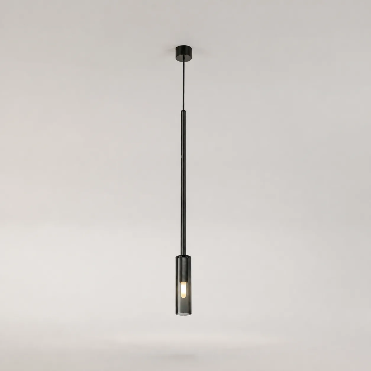 Noir Smoked Glass Pendant Light image 5