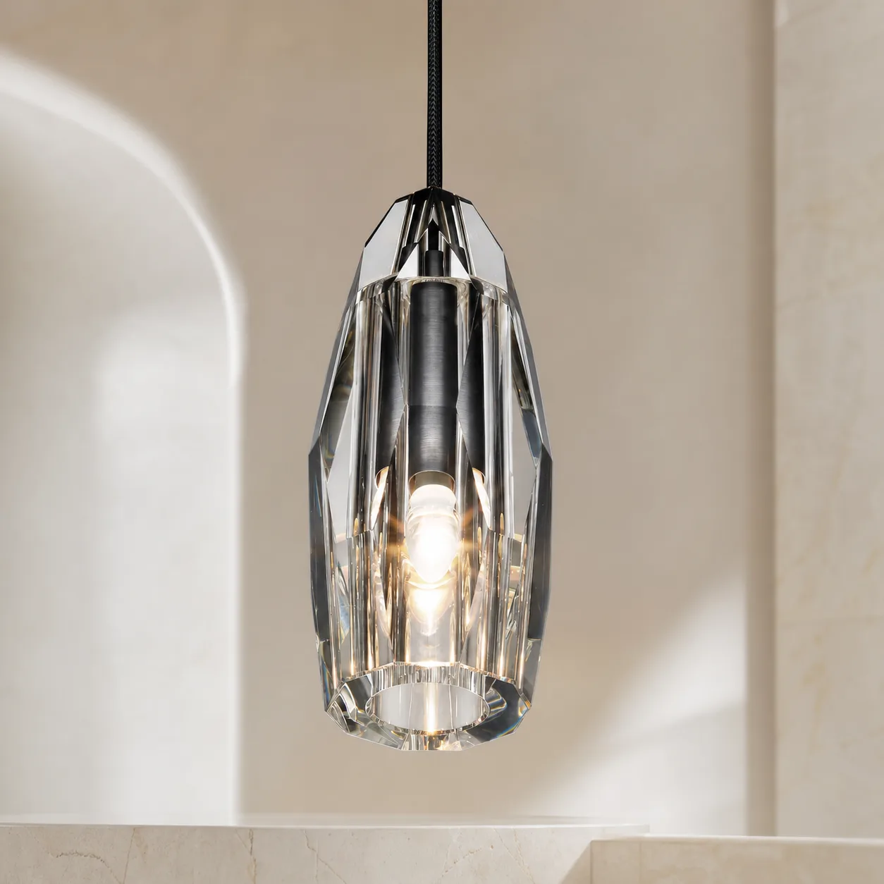 Prismatic Crystal Pendant Light image 2