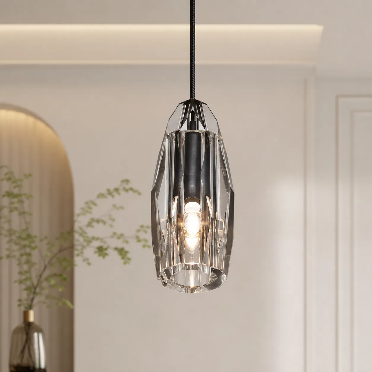 Prismatic Crystal Pendant Light image 5