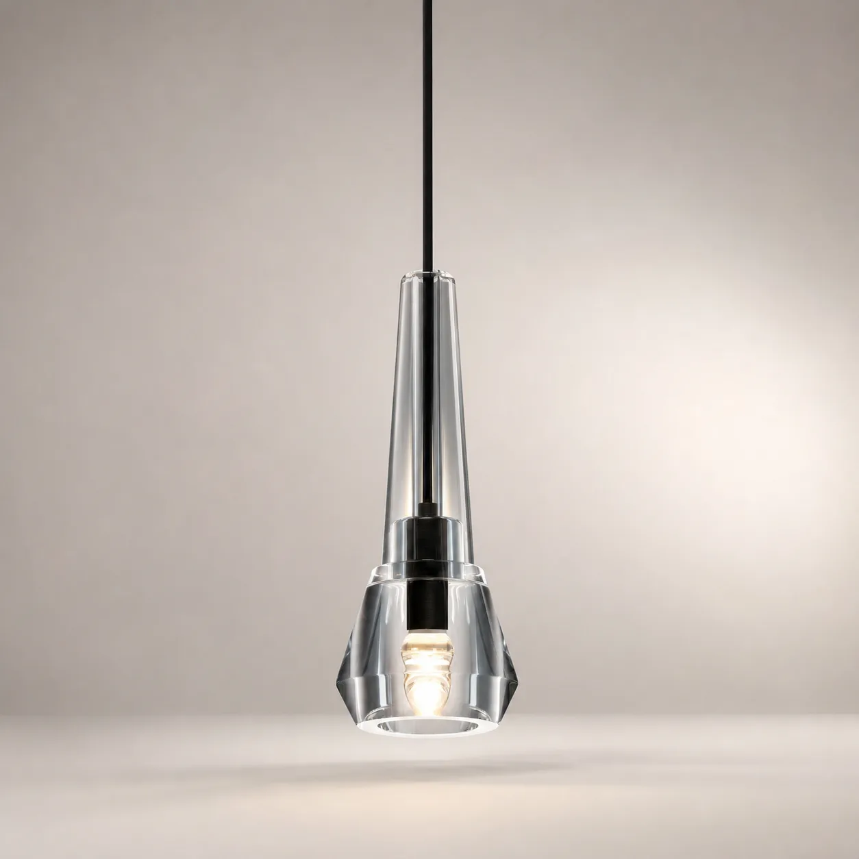 Prismatic Crystal Glass Pendant Light image 4