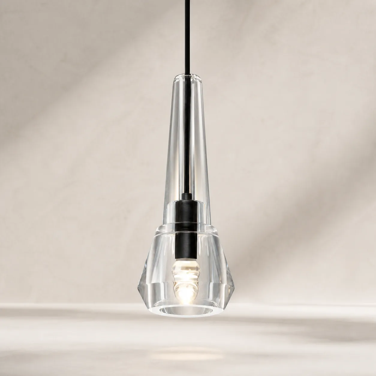 Prismatic Crystal Glass Pendant Light image 3