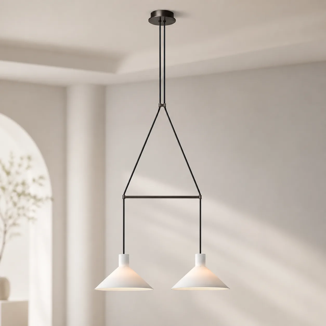 Linear Cone Metal Pendant Light custom pendants