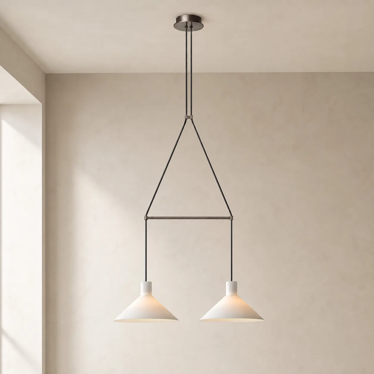 Linear Cone Metal Pendant Light image 2