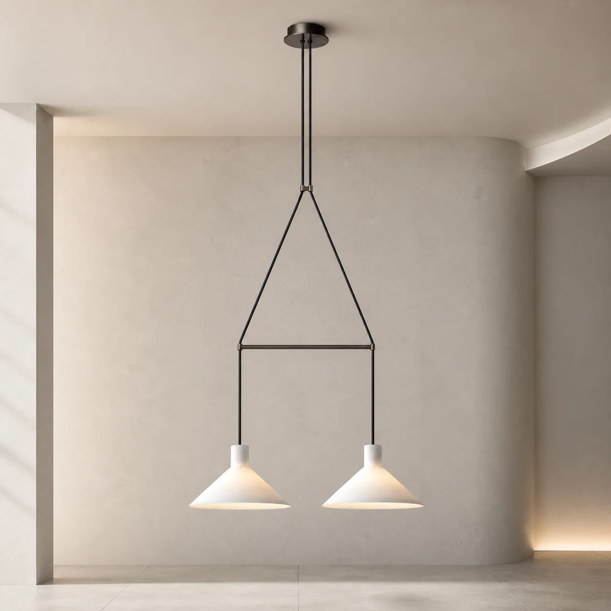 Linear Cone Metal Pendant Light image 6
