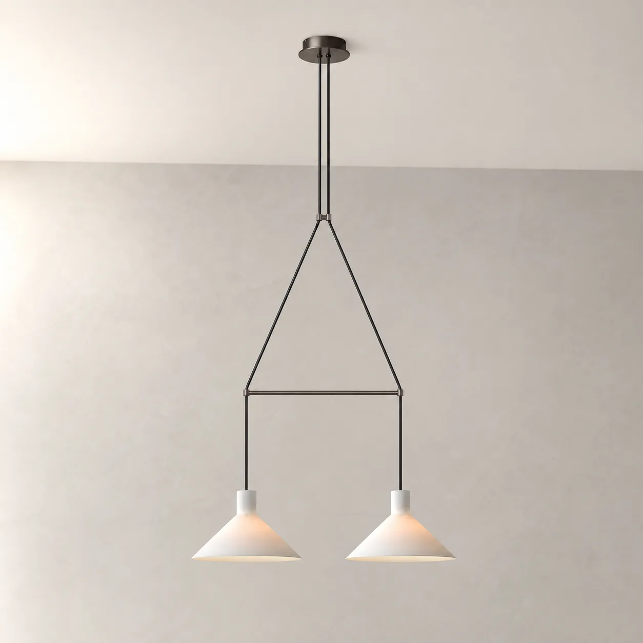 Linear Cone Metal Pendant Light image 3