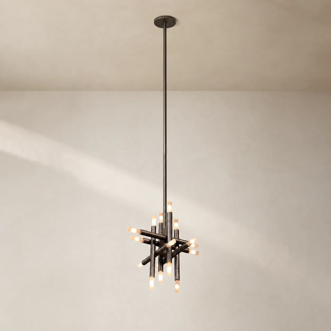 Graphite Branch Metal Chandelier image 6
